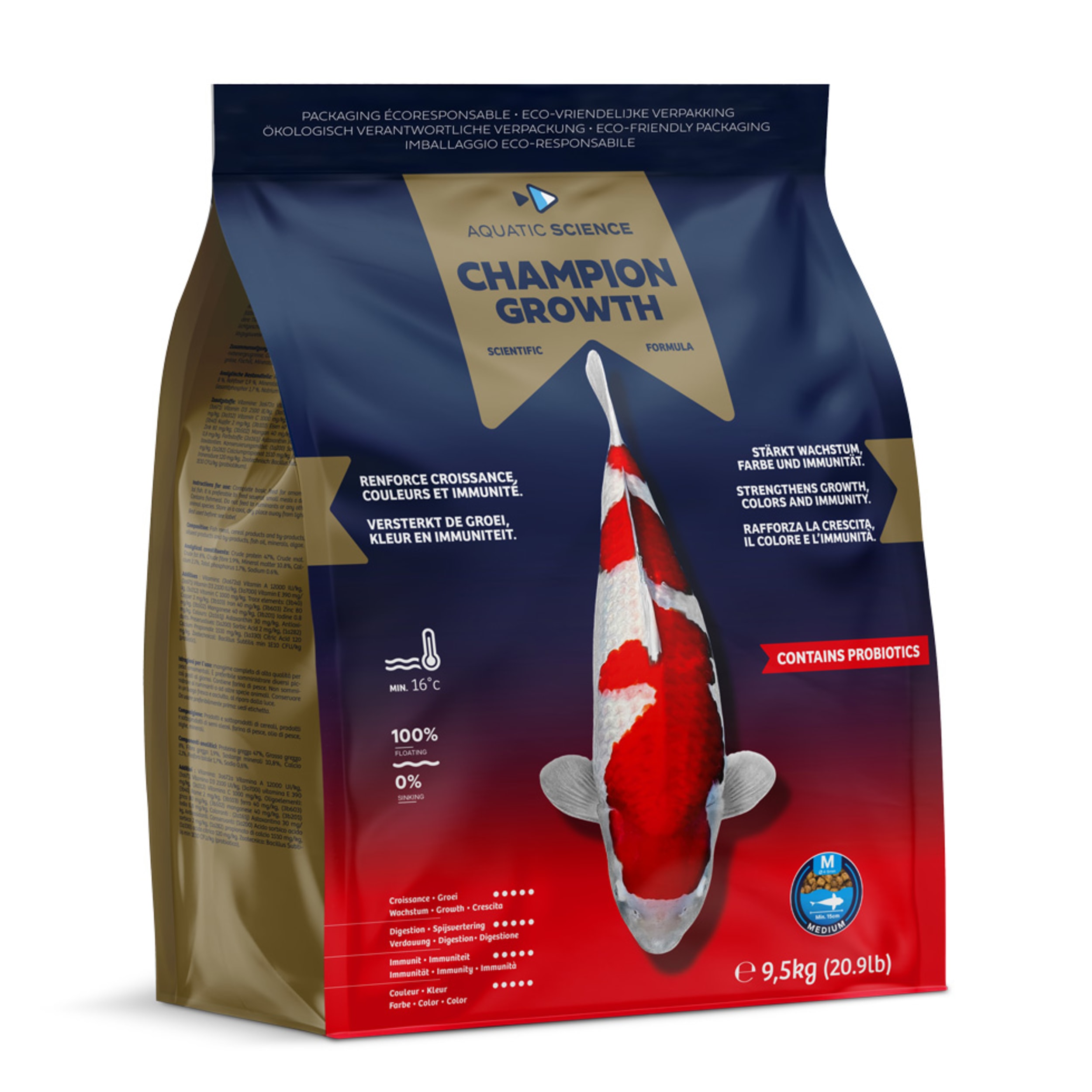 Ichi Food Winter Visvoer 4-5 mm - Optimale Vijvervis Voeding voor Koi en Siervissen 10 Kg