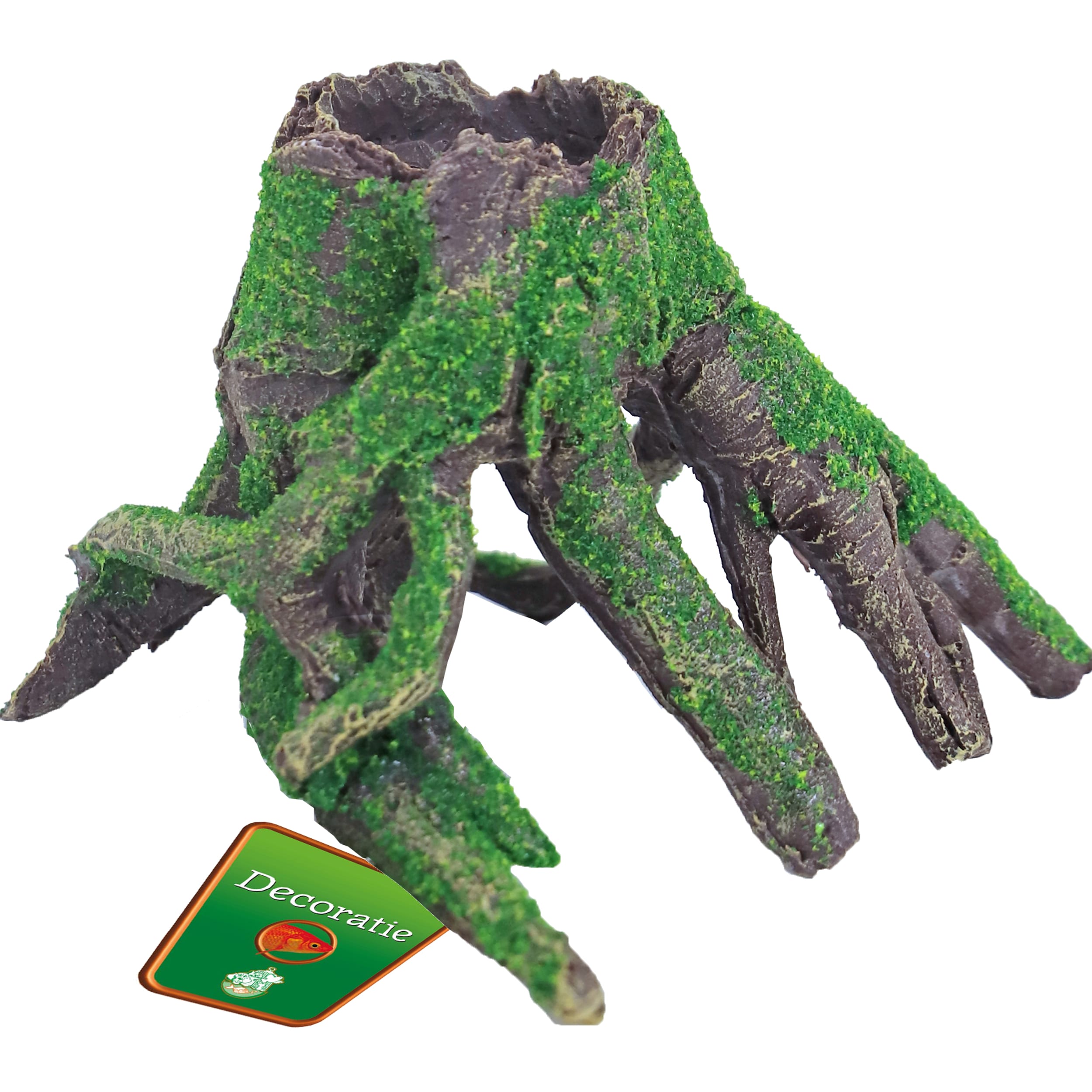 Boon Mangrove & Mos Ornament 15x13x11 cm - Natuurlijke Aquarium Schuilplaats afbeelding