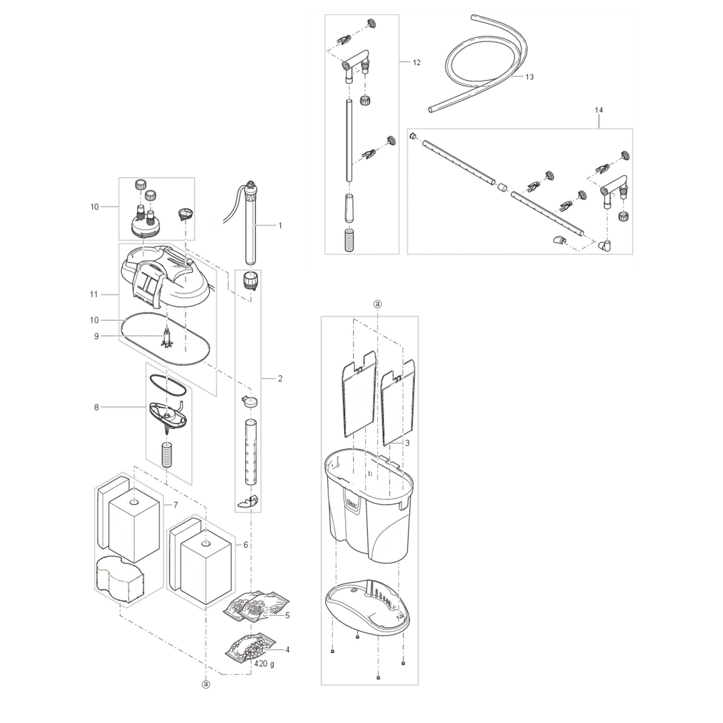 Oase FiltoSmart 300 Vervangrotor - Simpele Installatie, Duurzaam, Heldere Vijver afbeelding