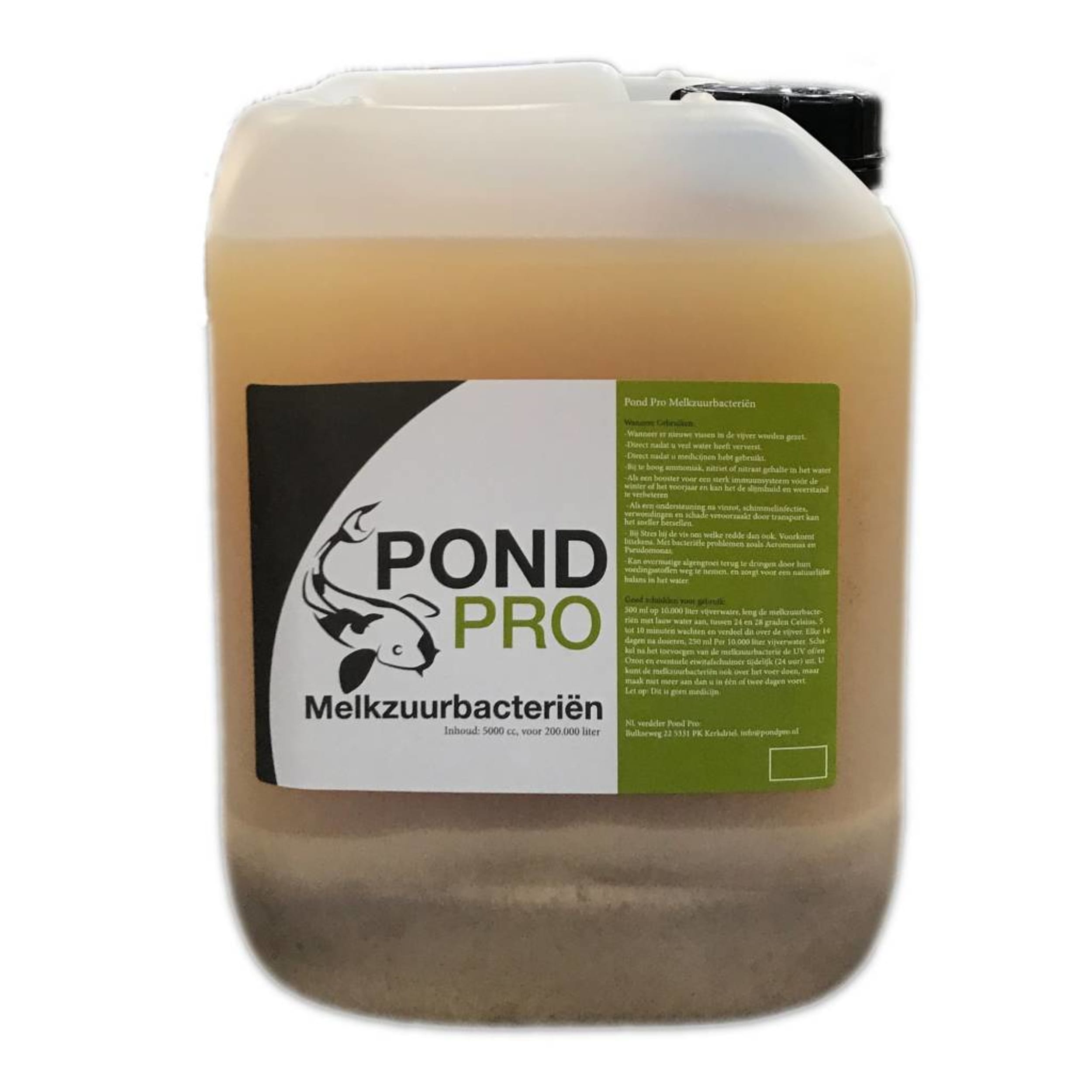 Pond Pro Melkzuurbacteriën 5L - Ondersteunt Vijvergezondheid, Waterhelderheid & Preventie Ziekten afbeelding