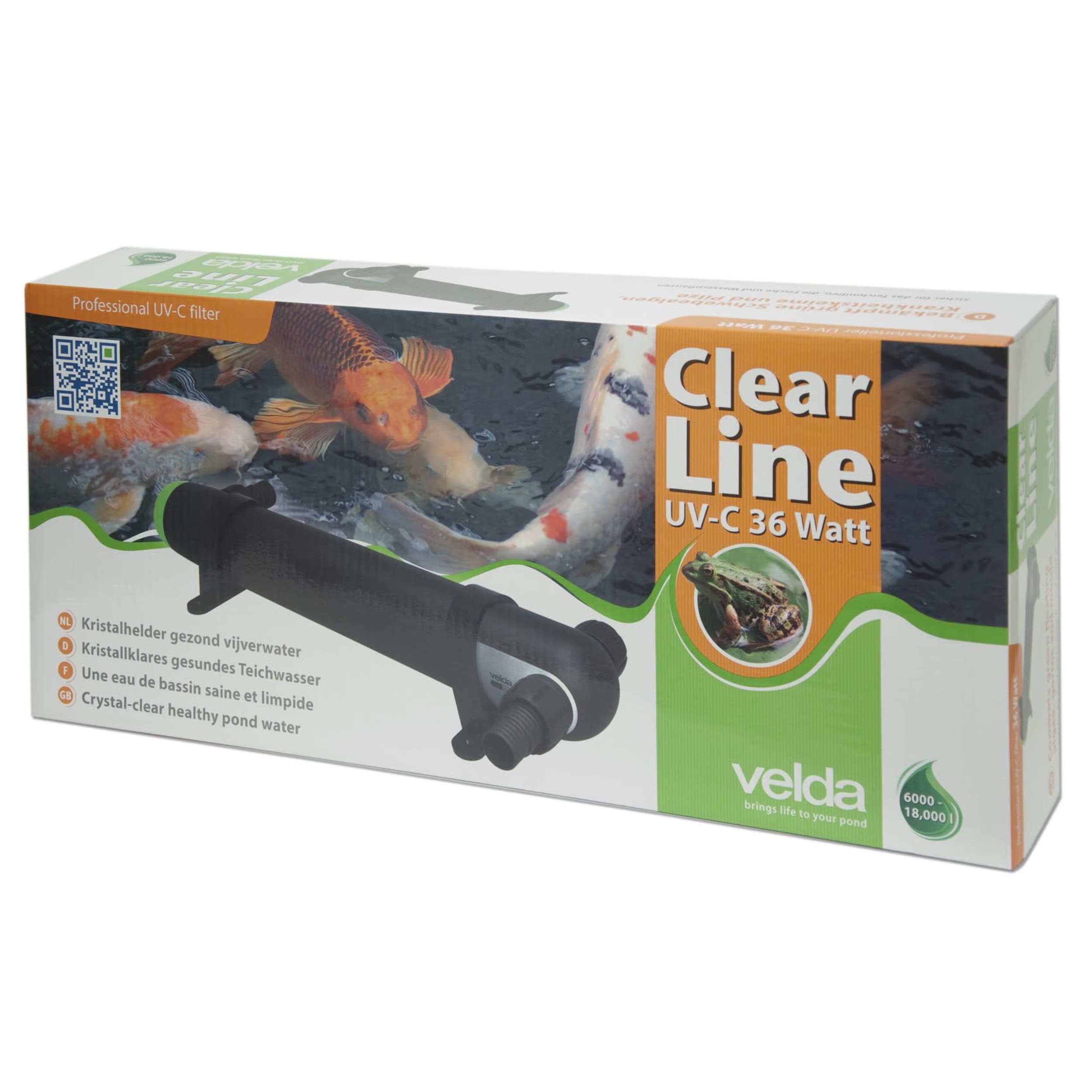 Velda Clear Line UV-C 36W Algenbestrijder - Voor heldere vijvers tot 18000L afbeelding
