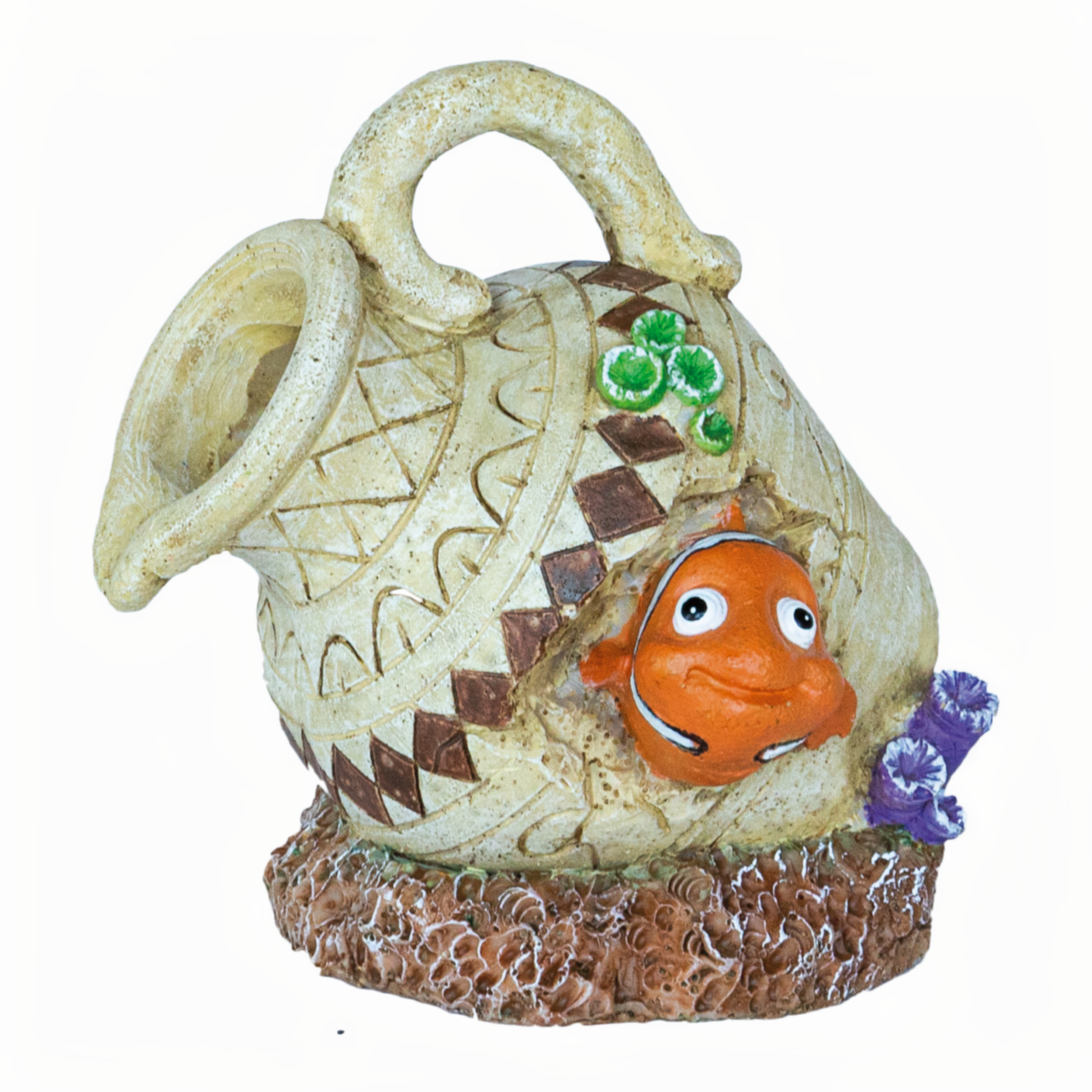 Superfish Deco Jar Nemo - Aquarium - Ornament - 9x14x13 cm Rood