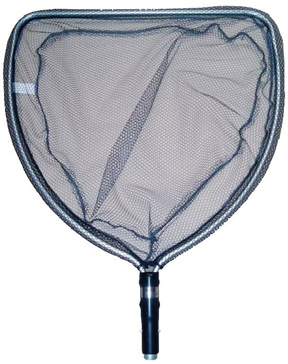 Aquaforte KNS Professioneel Schepnet D-model 64x56cm - Hexa 6mm Maas - Koi Vijvernet afbeelding