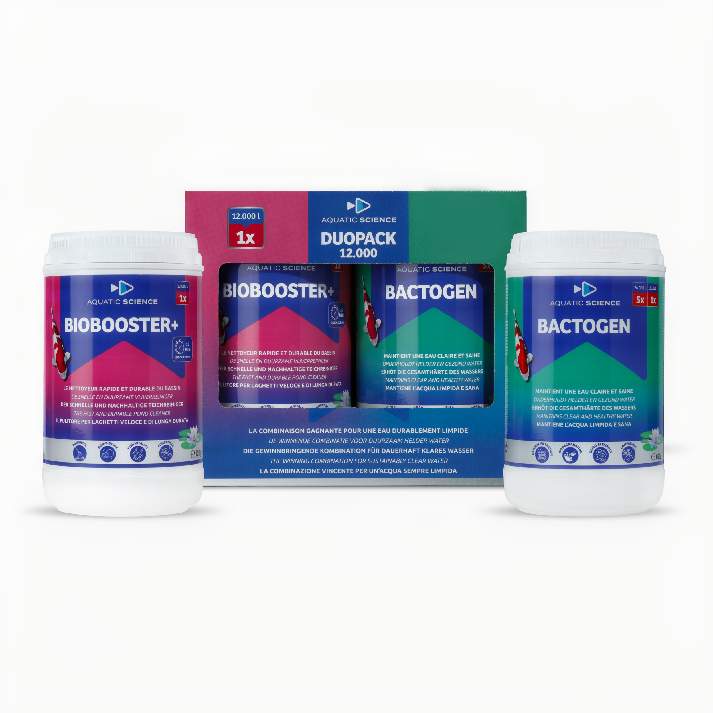 Aquatic Science Duo Pack 12000 - Complete Biologische Vijverstart Set 12000L afbeelding