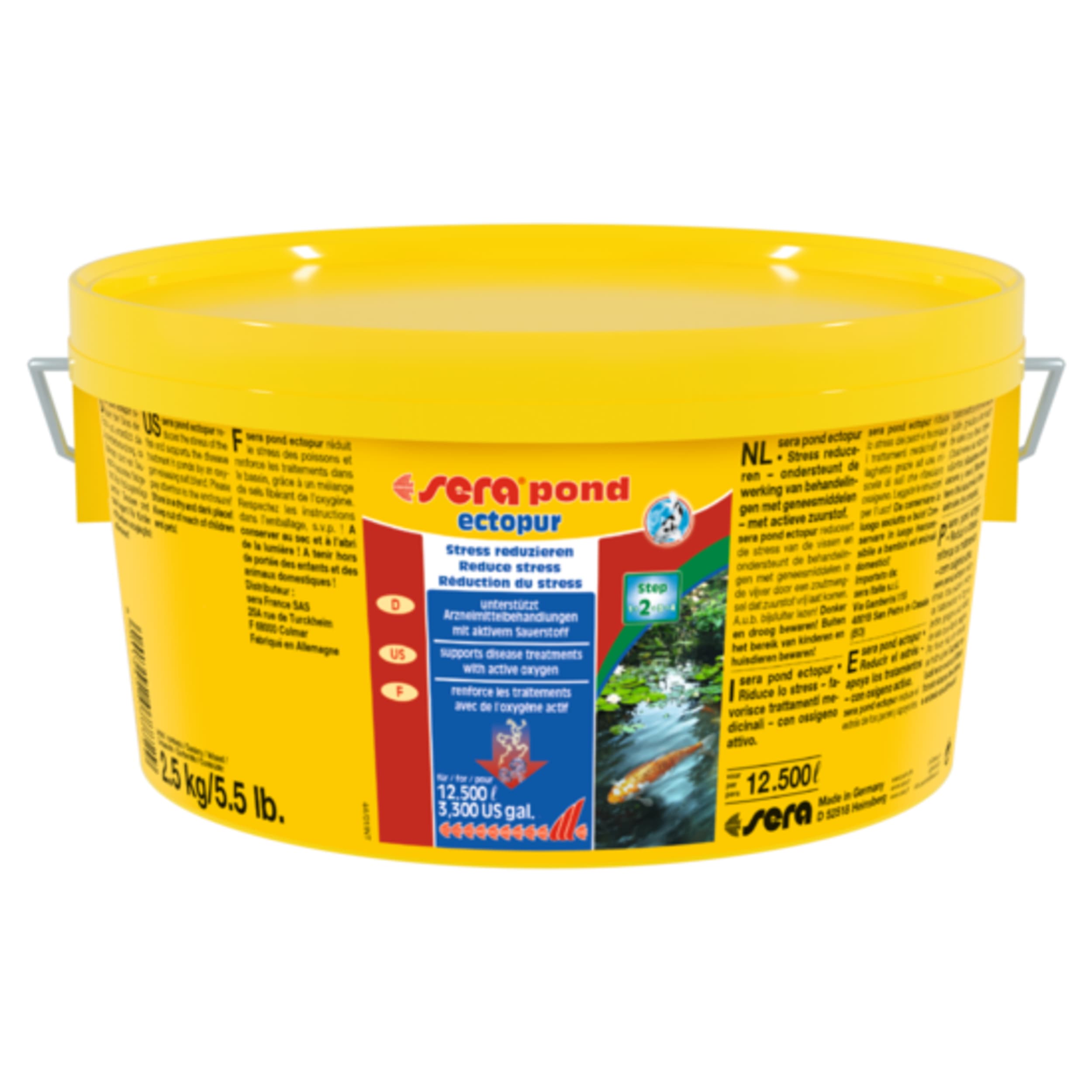 Sera Pond Ectopur 2200ml/2.5kg - Actief Zuurstofrijk Zout Voor Een Gezonde Vijver En Vissen afbeelding