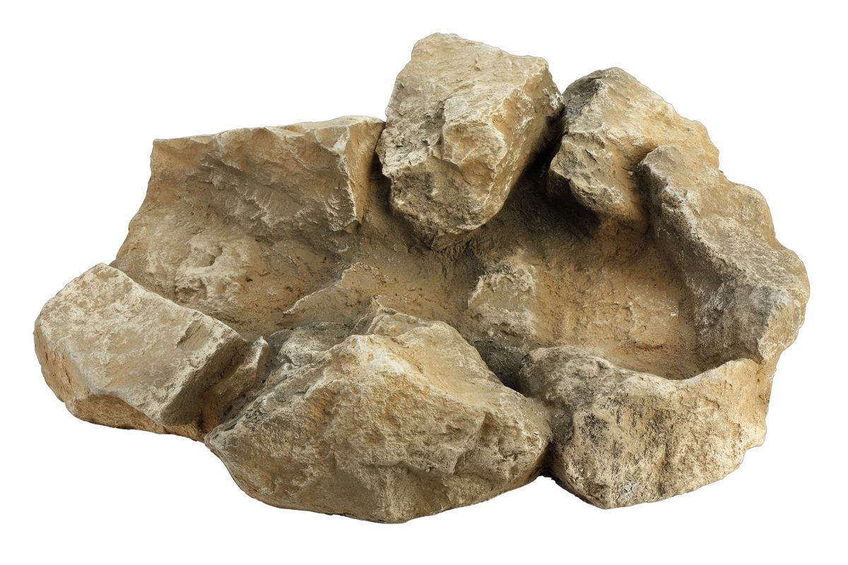 Oase Beekloopelement Recht Zandkleur - Modulaire Tuinwaterfunctie, Weer- en Winterbestendig afbeelding