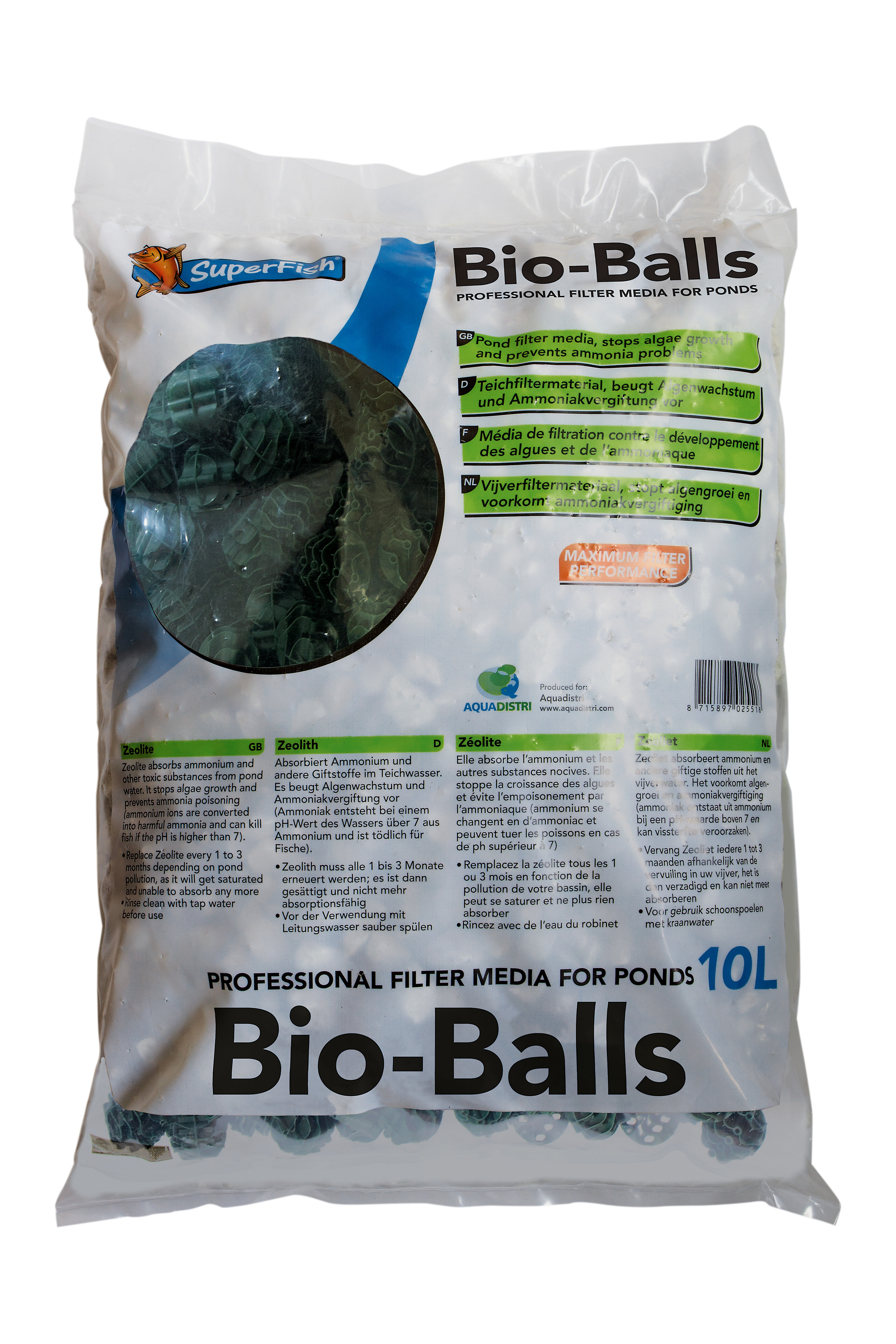 Superfish Pondclear Bio Ball 25 St - Biologische Filterballen voor Heldere Vijvers afbeelding