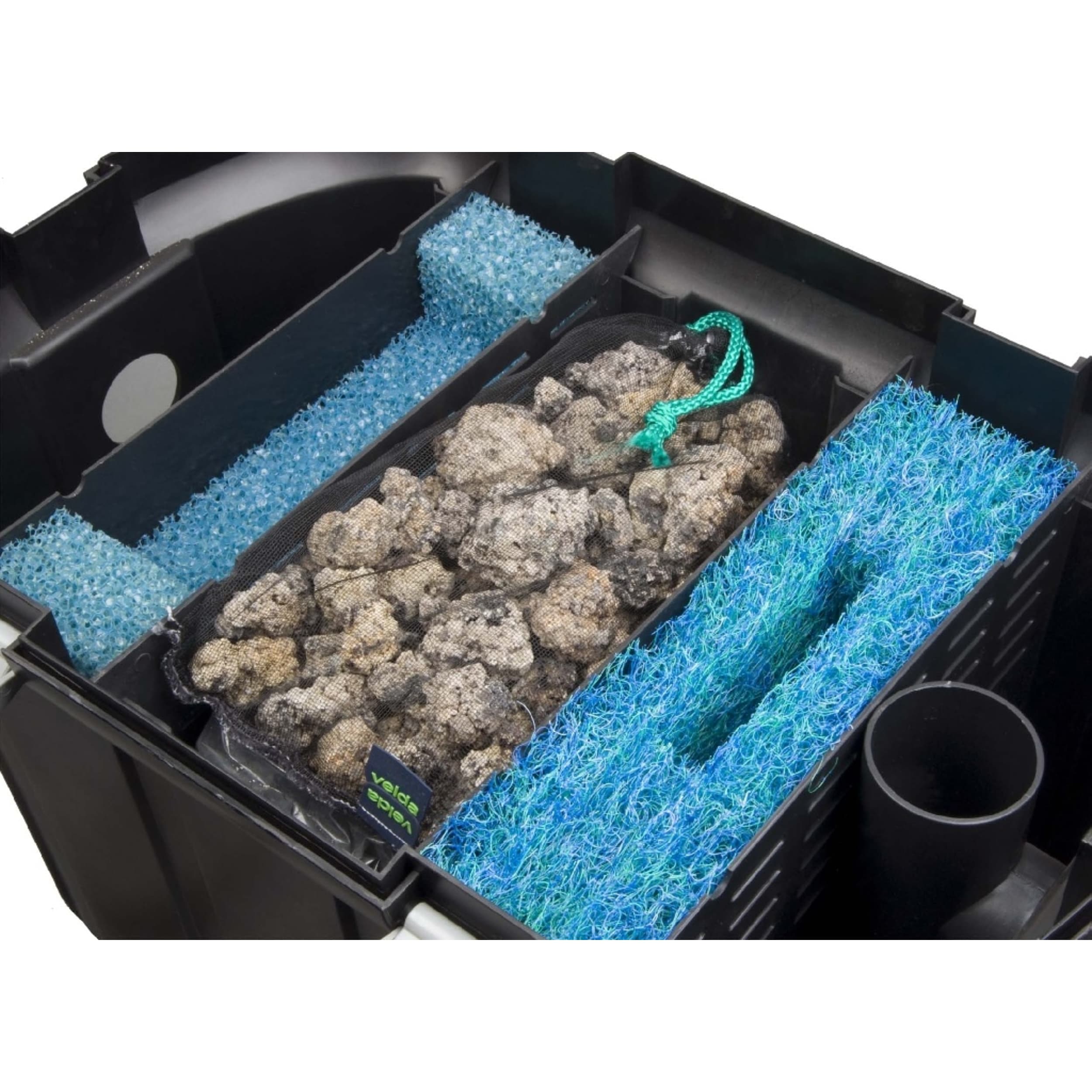 Velda Zwart Filternet 20x30 cm - Duurzaam Fijnmazig voor Helder Vijverwater afbeelding