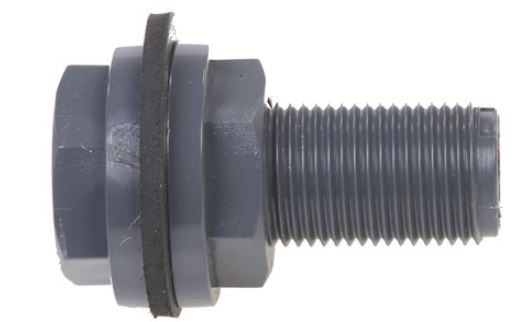 Europond PVC Tankdoorvoer 16x16mm - Waterdicht en Duurzaam voor Vijveraansluitingen afbeelding