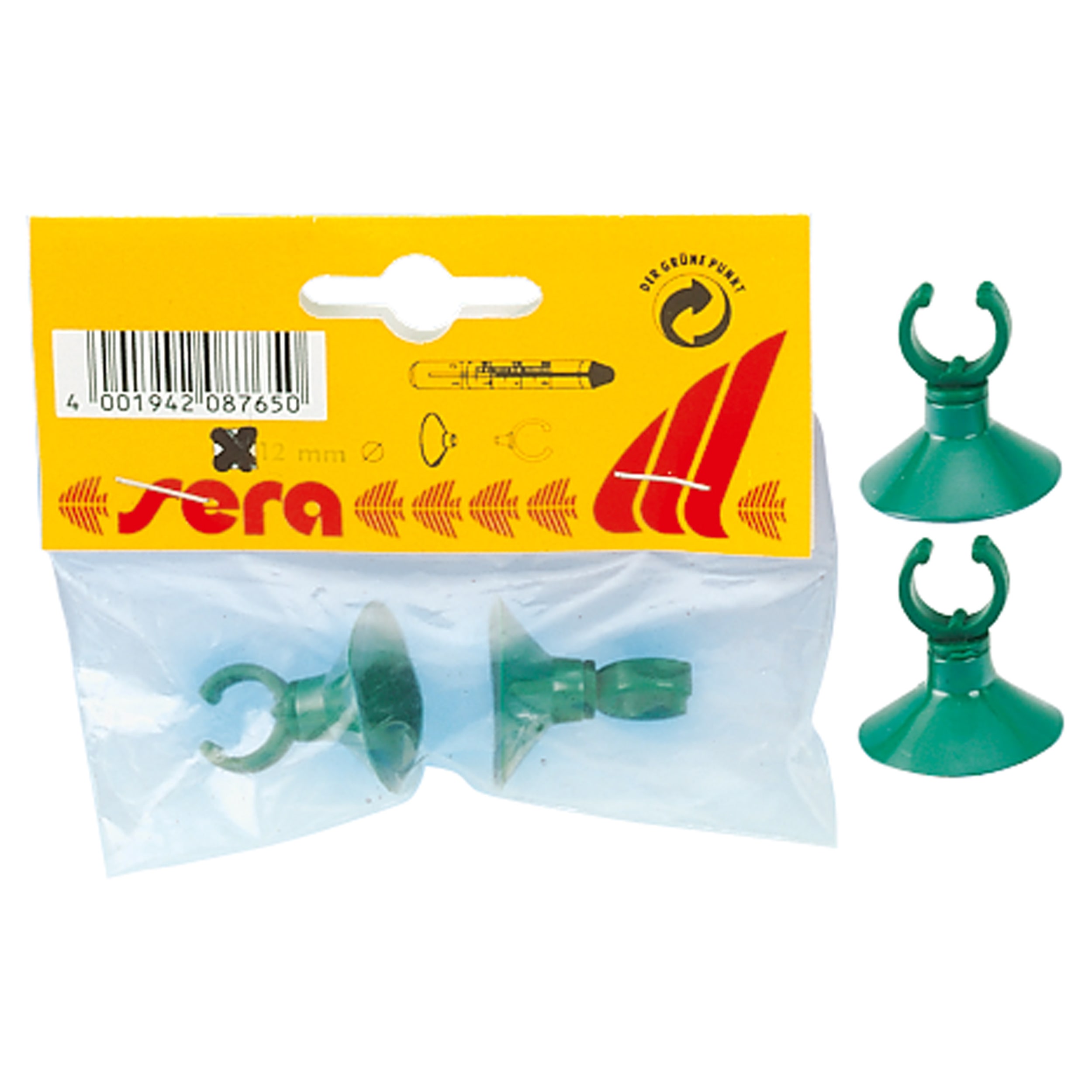 Sera Zuighouderset 12mm - Set van 2 | Betrouwbare Aquarium Bevestiging met Sterke Grip afbeelding