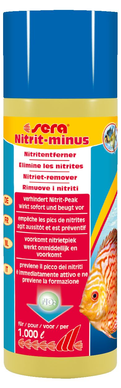 Sera Nitrit-minus 250ml - Directe Nitrietverwijderaar Voor Een Gezond Aquarium afbeelding