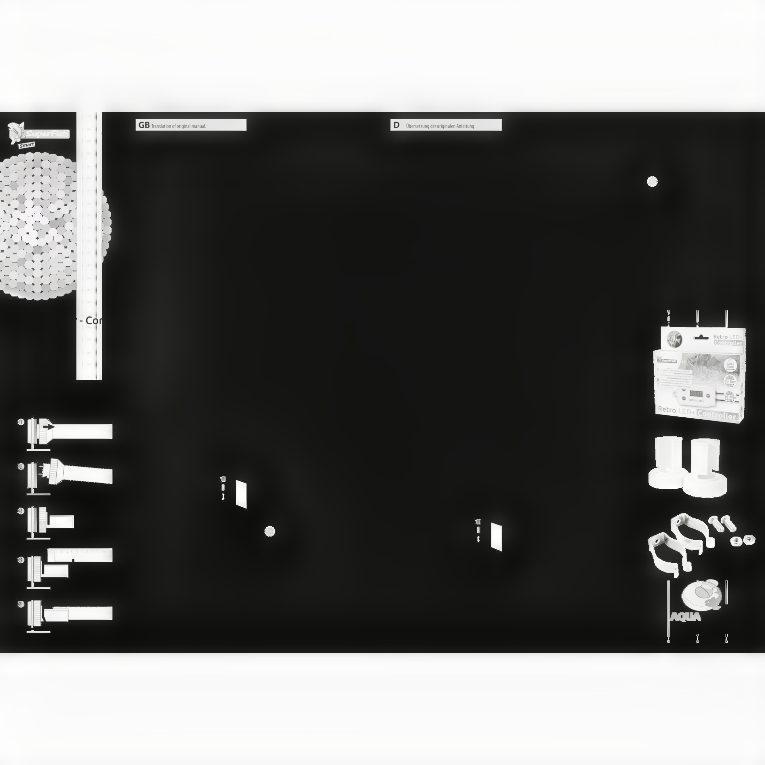 Superfish Retroled Combi T8&Jt5 120 cm - Verlichting - 36 Watt