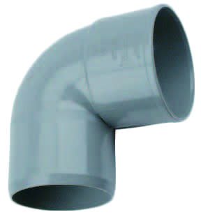 Wavin PVC Bocht 88° 40mm Mof x Spie - Eenvoudige Montage & Duurzame Waterleiding Verbinding afbeelding