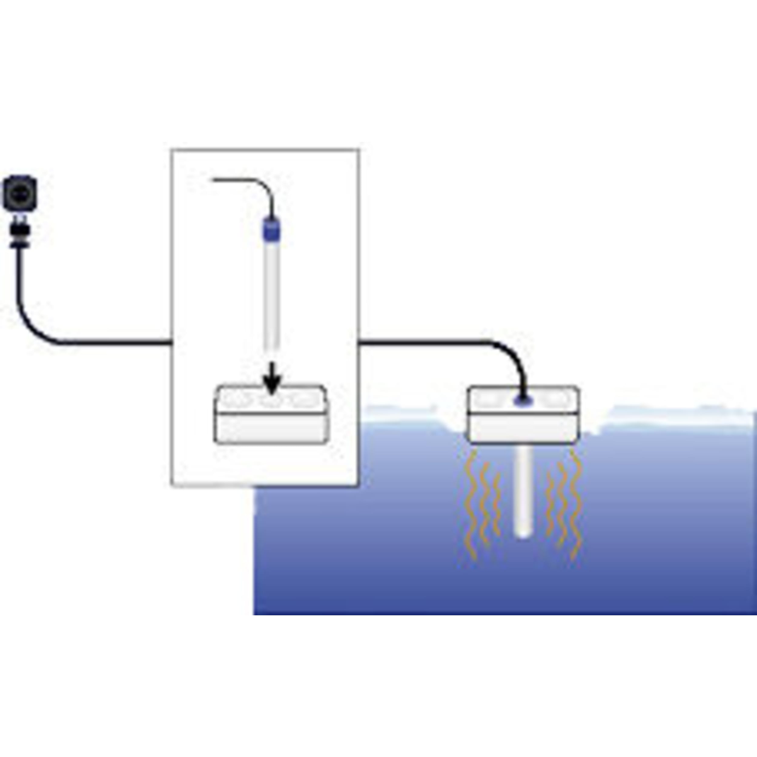 Aquaforte Schego 300W - Floating Pond Heater, Stainless Steel, Ice-Free & Healthy Fish in Winter afbeelding