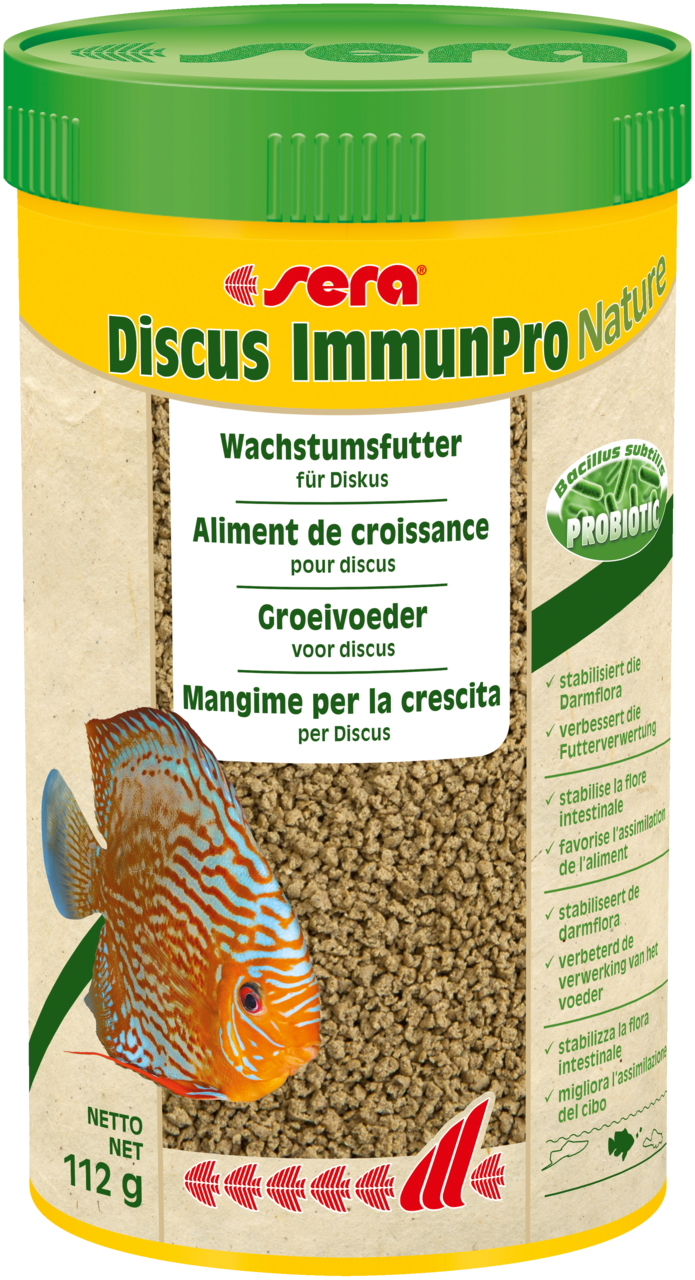 Sera Discus ImmunPro Nature 250ml - Gezondheidsbevorderend Granulaat Zonder Additieven afbeelding