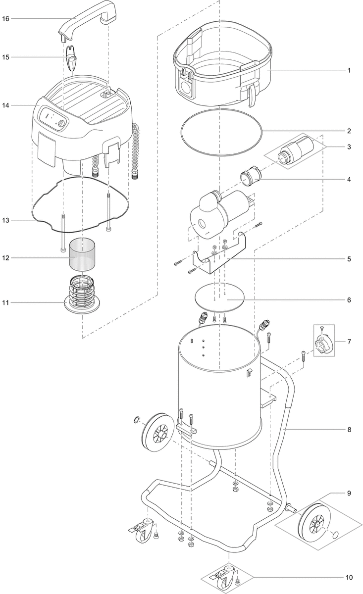 Dichting adapterring - reservoir afbeelding