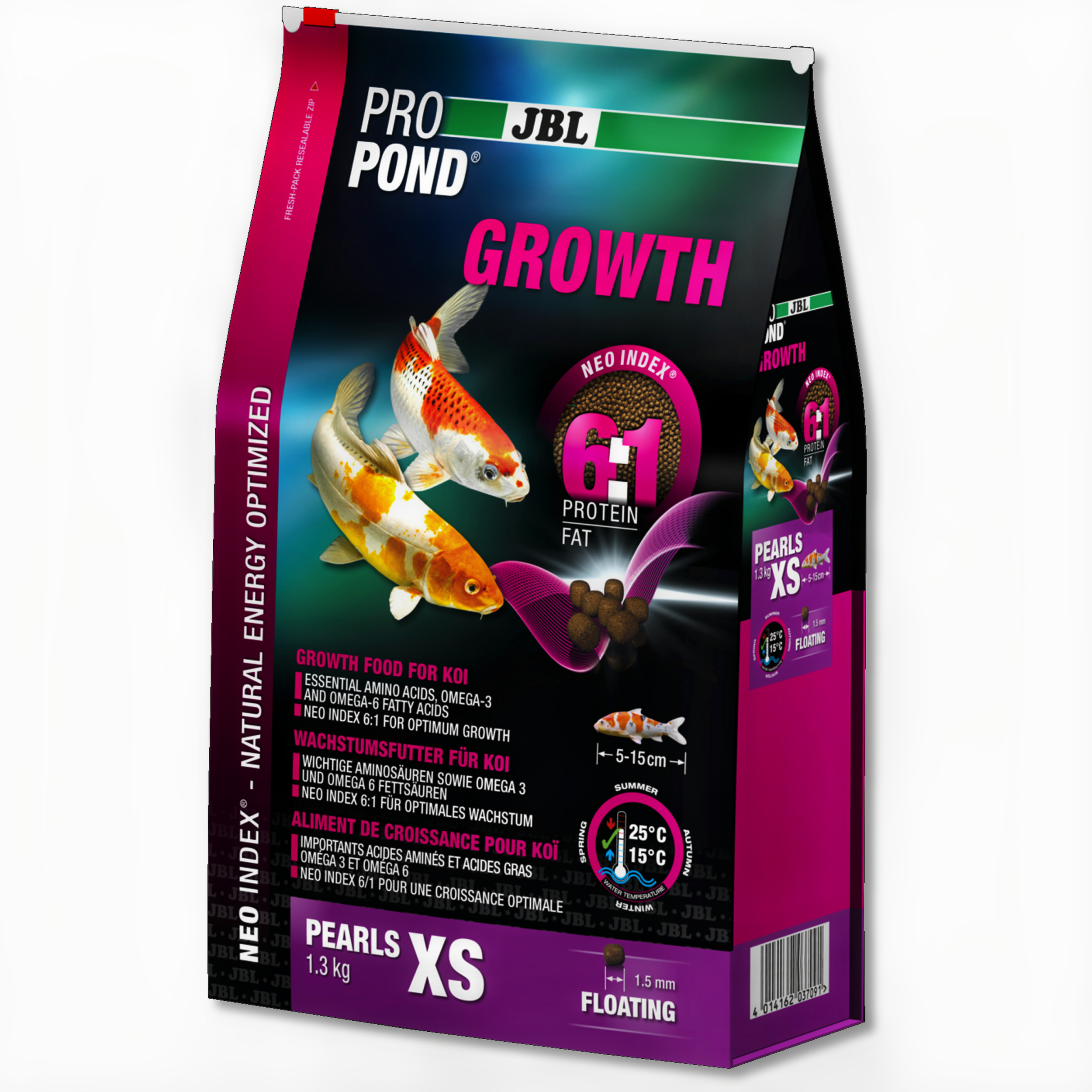 Jbl ProPond Growth XS 1,3kg Vijver voeding