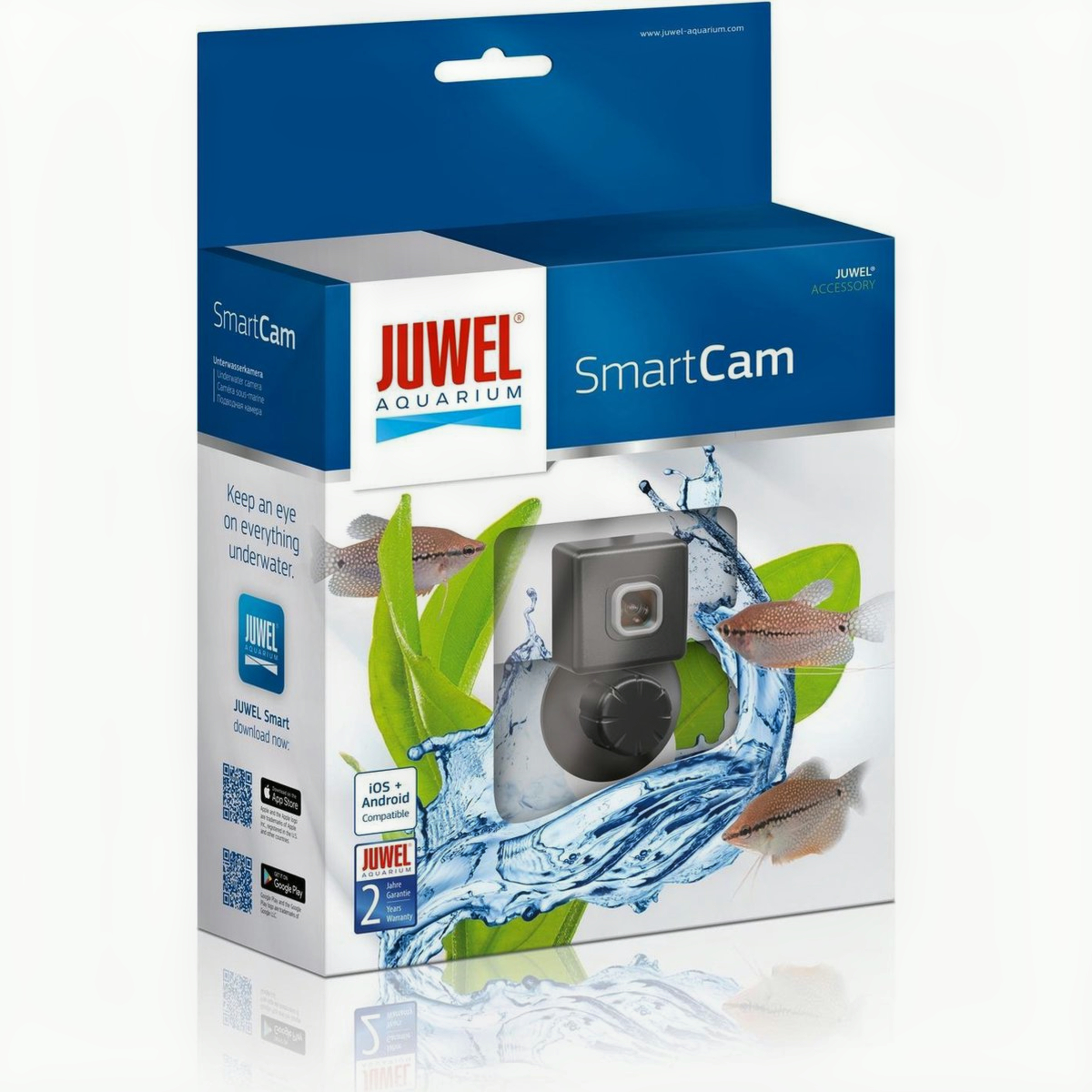 Juwel Smartcam HD Onderwatercamera met 120° Kijkhoek - Live-Stream App, Foto & Video Functie afbeelding