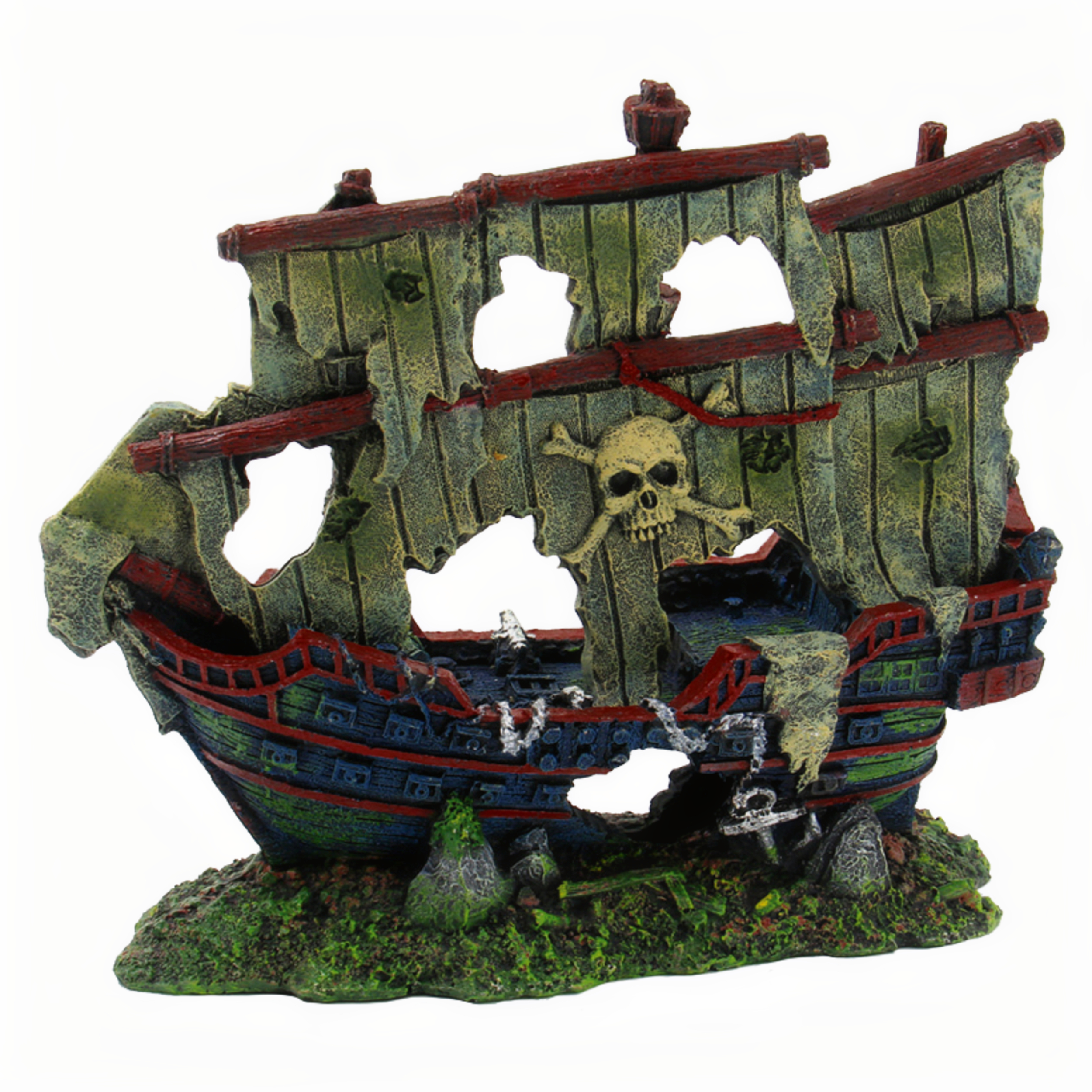 Superfish Scheepswrak M - Realistisch Piratenschip Decoratie voor Aquariums 120x8cm afbeelding