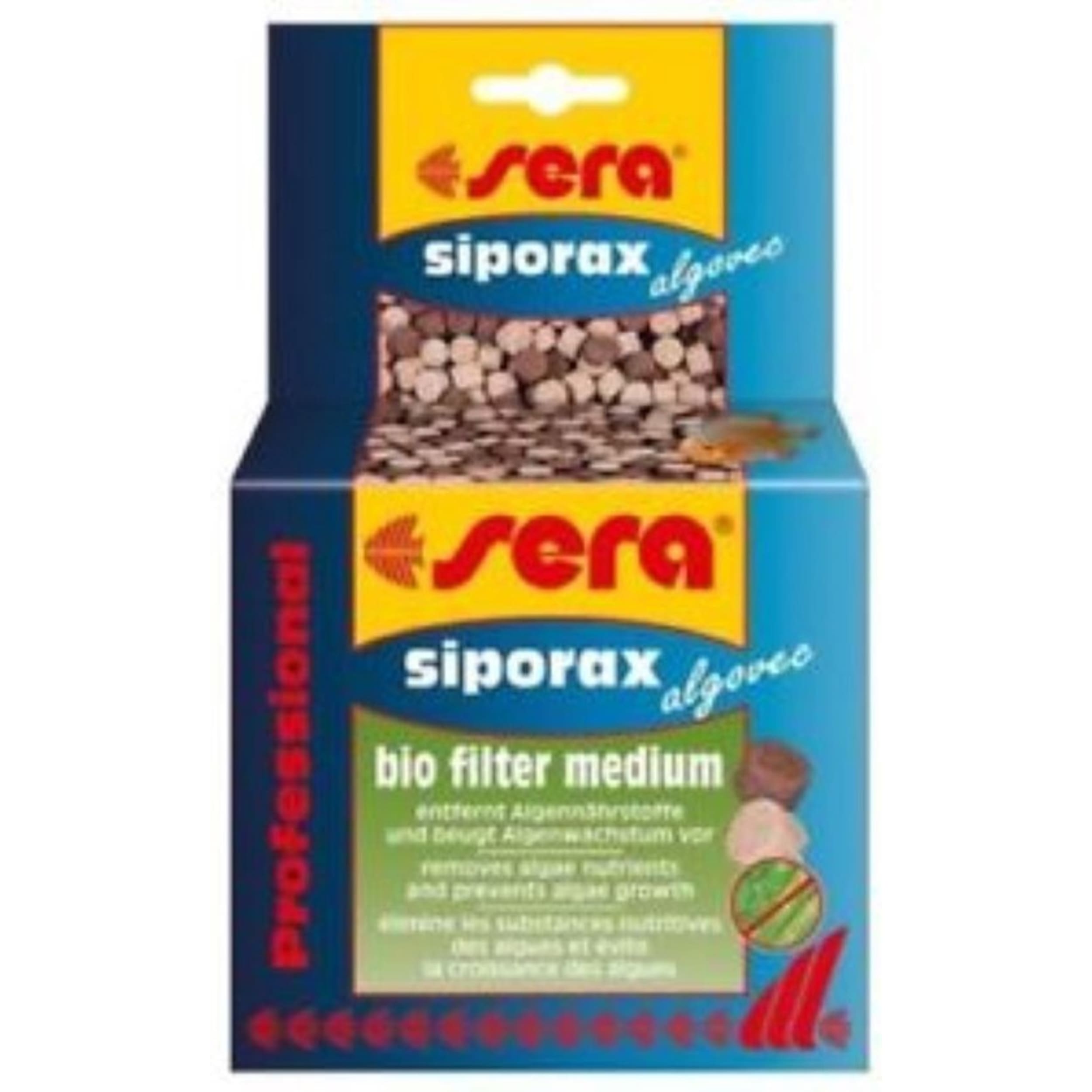 Sera siporax algovec Professional 210g - Langdurig Biologisch Filtermedium voor Heldere Aquaria afbeelding