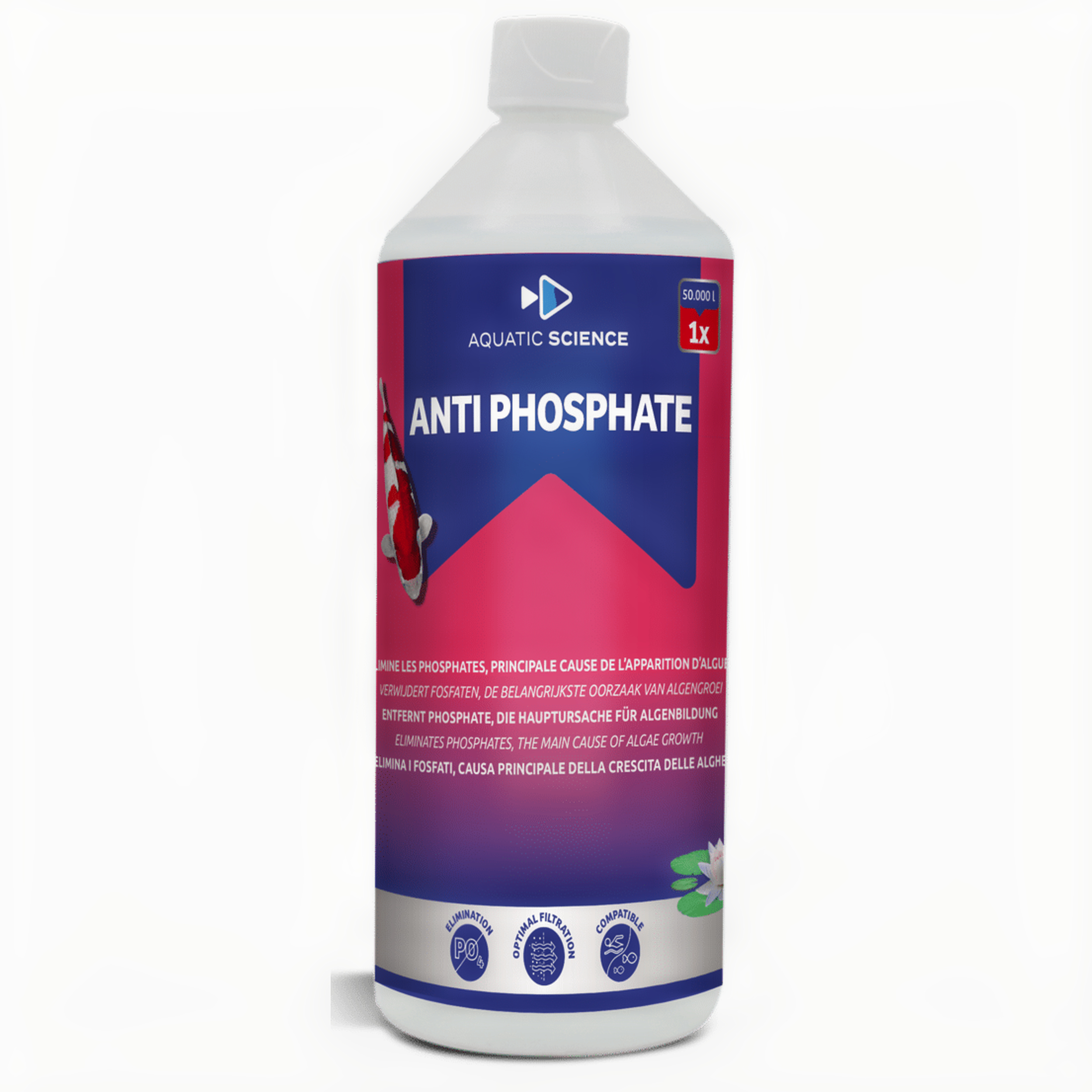 Aquatic Science Anti Phosphates 0,5L - Effectieve Algenbestrijding voor Klare Vijver afbeelding