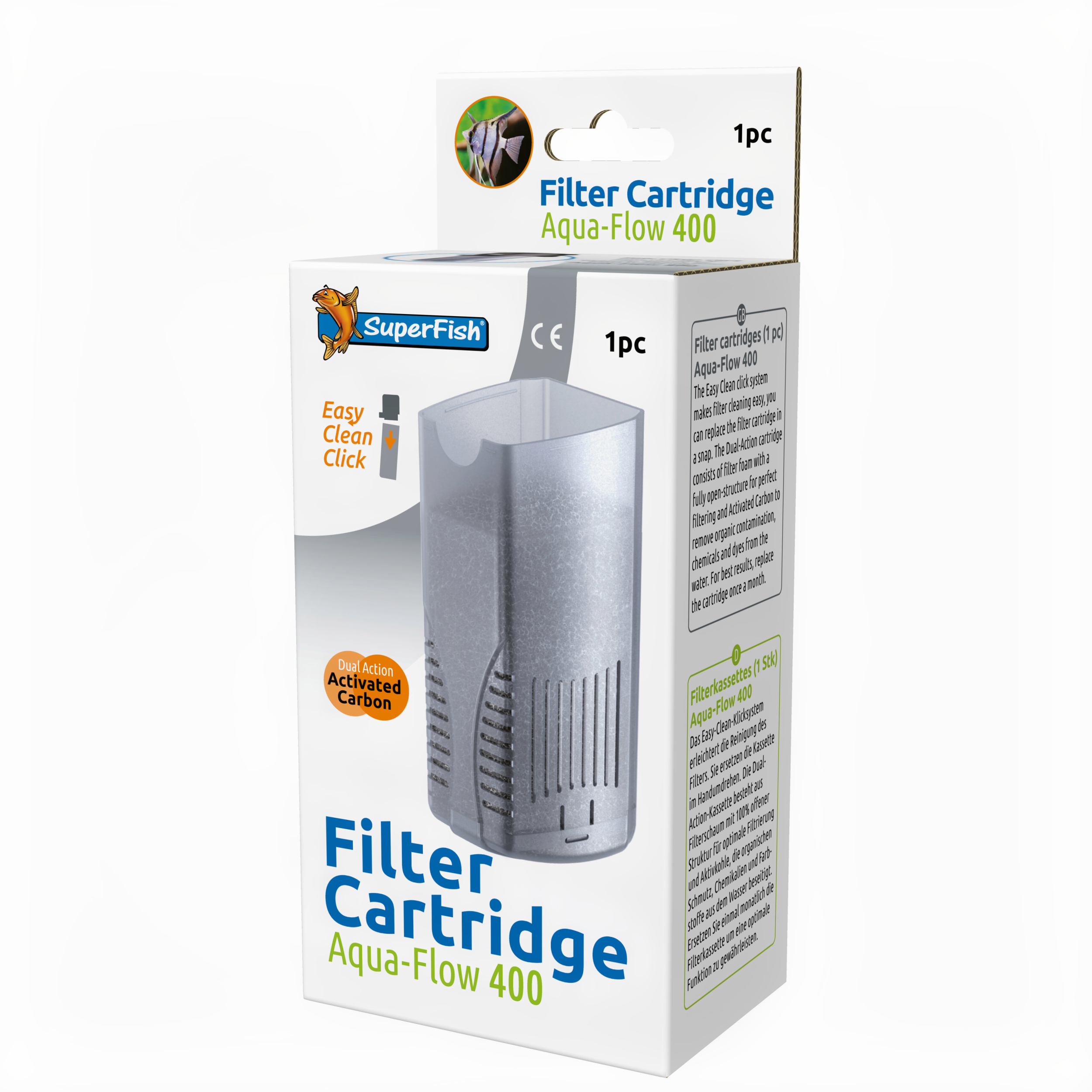 Superfish - Aqua-flow 400 Easy Click Cassette