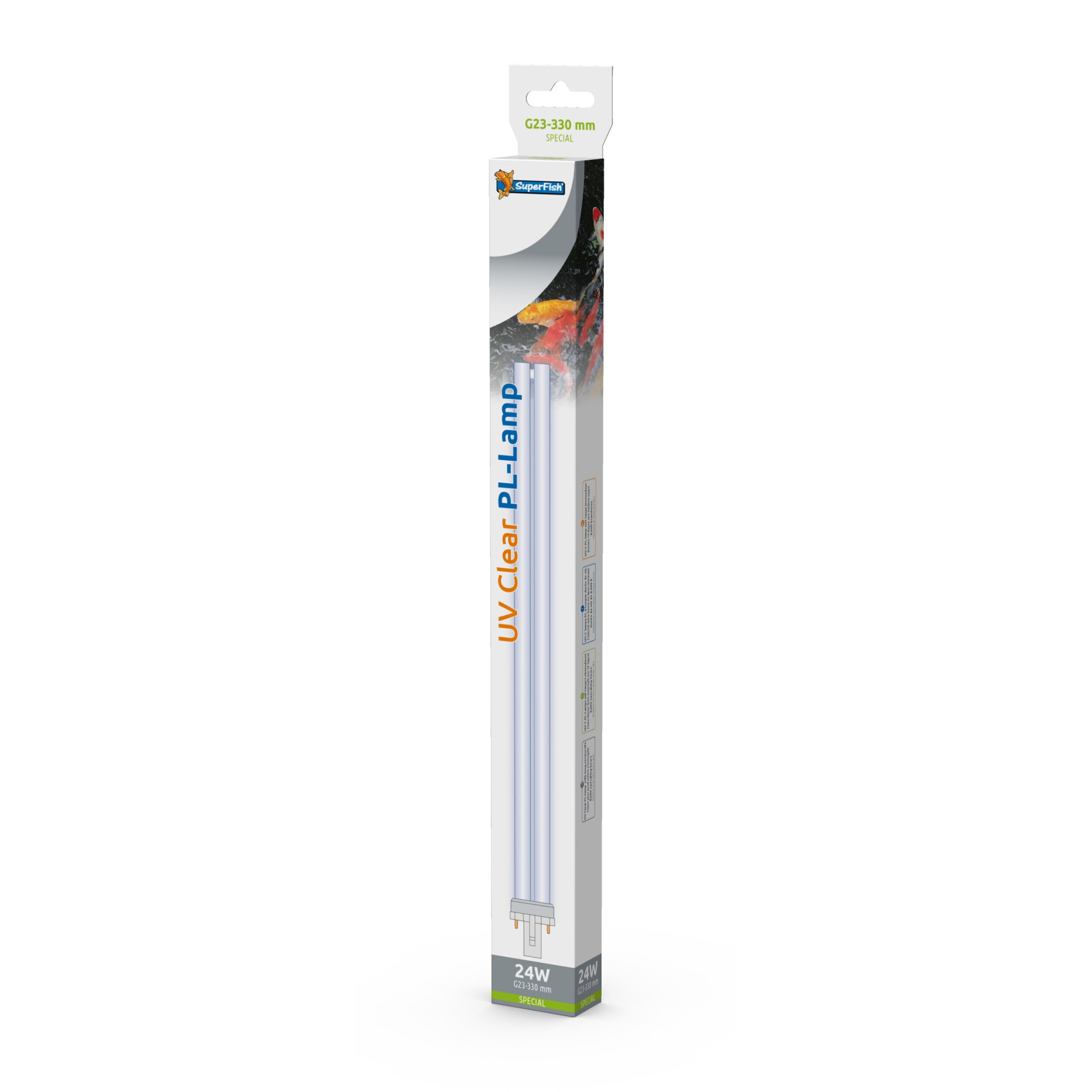 Superfish UV PL lamp 24W G23 voor Pond Clear 24.000 Filters - 330mm - Helder Vijverwater afbeelding