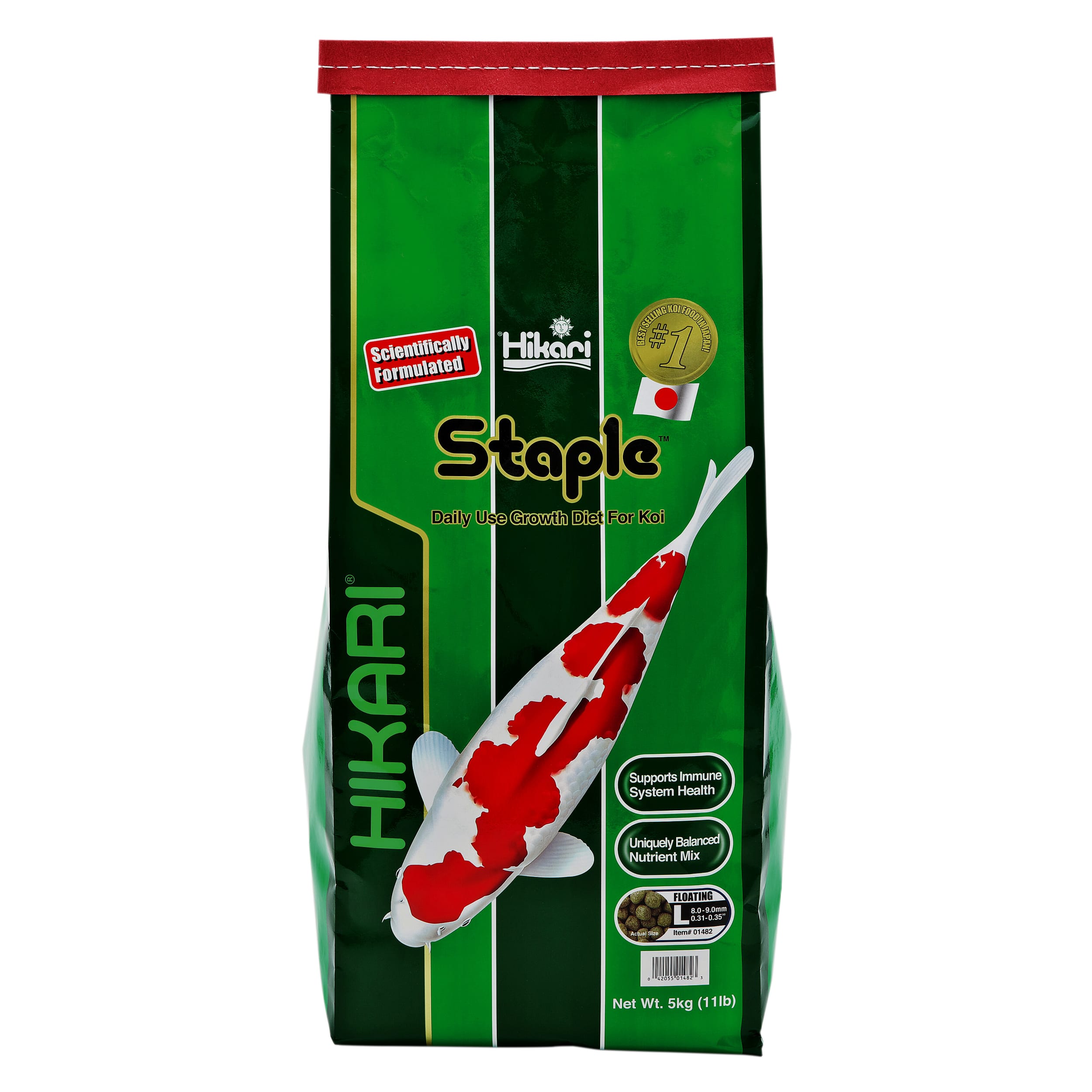 Hikari Staple Large 5Kg - Premium Vijvervis & Koi Voer, Grootverpakking uit Japan afbeelding
