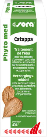 Sera Phyto med Catappa 50ml - Effectieve Waterconditioner voor Aquarium Gezondheid afbeelding