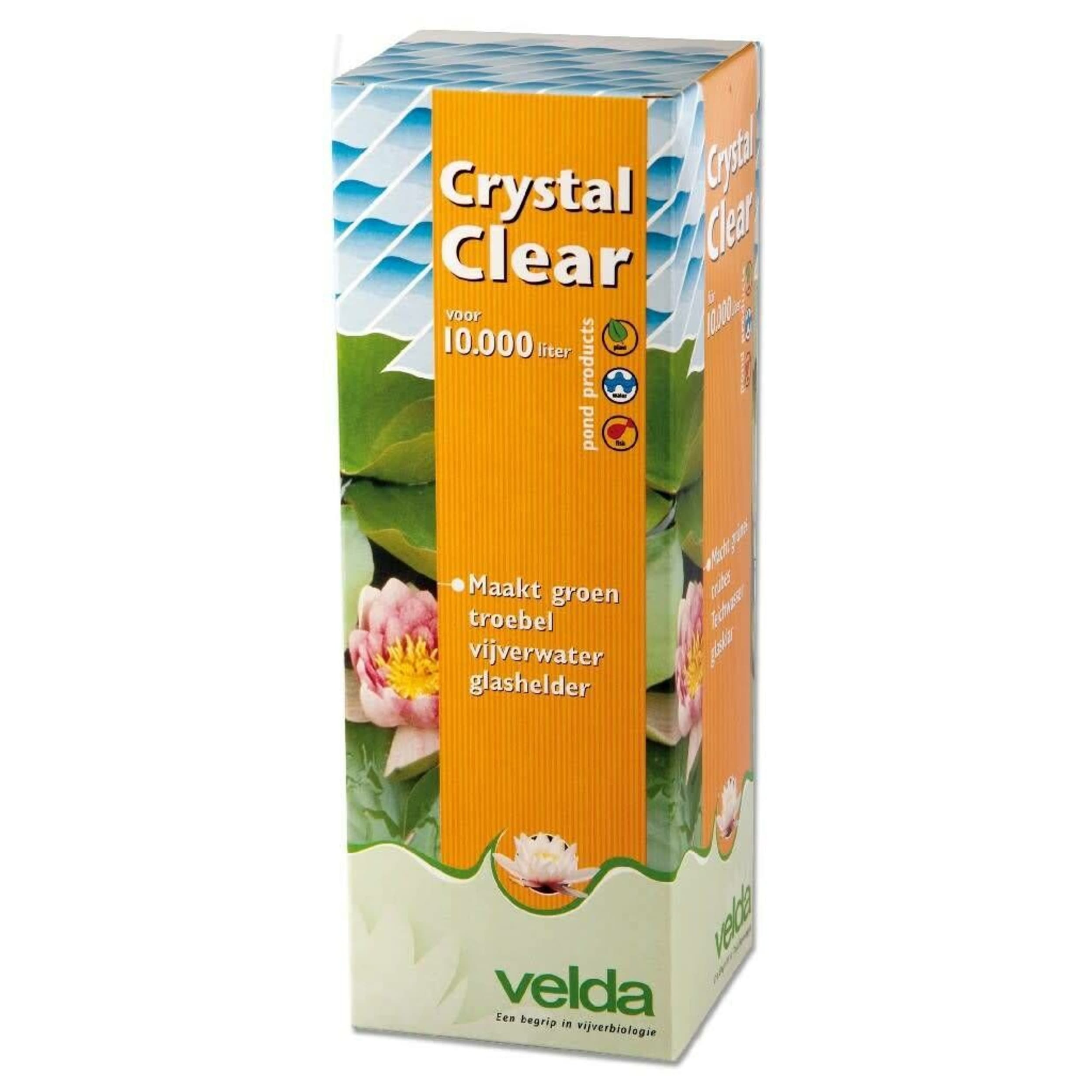 Velda Crystal Clear 1000ml - Snelwerkend Waterklaarmiddel voor Heldere Vijver, 10.000L afbeelding