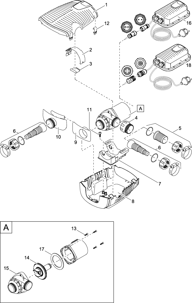 Vlakafdichting 107 x 78 x 2,5 USP 16 hel - Oase onderdelen afbeelding