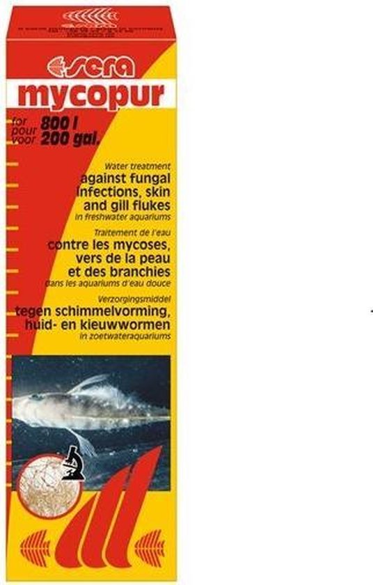 Sera Mycopur 50ml - Effectieve Schimmelbestrijder voor Zoetwateraquaria afbeelding