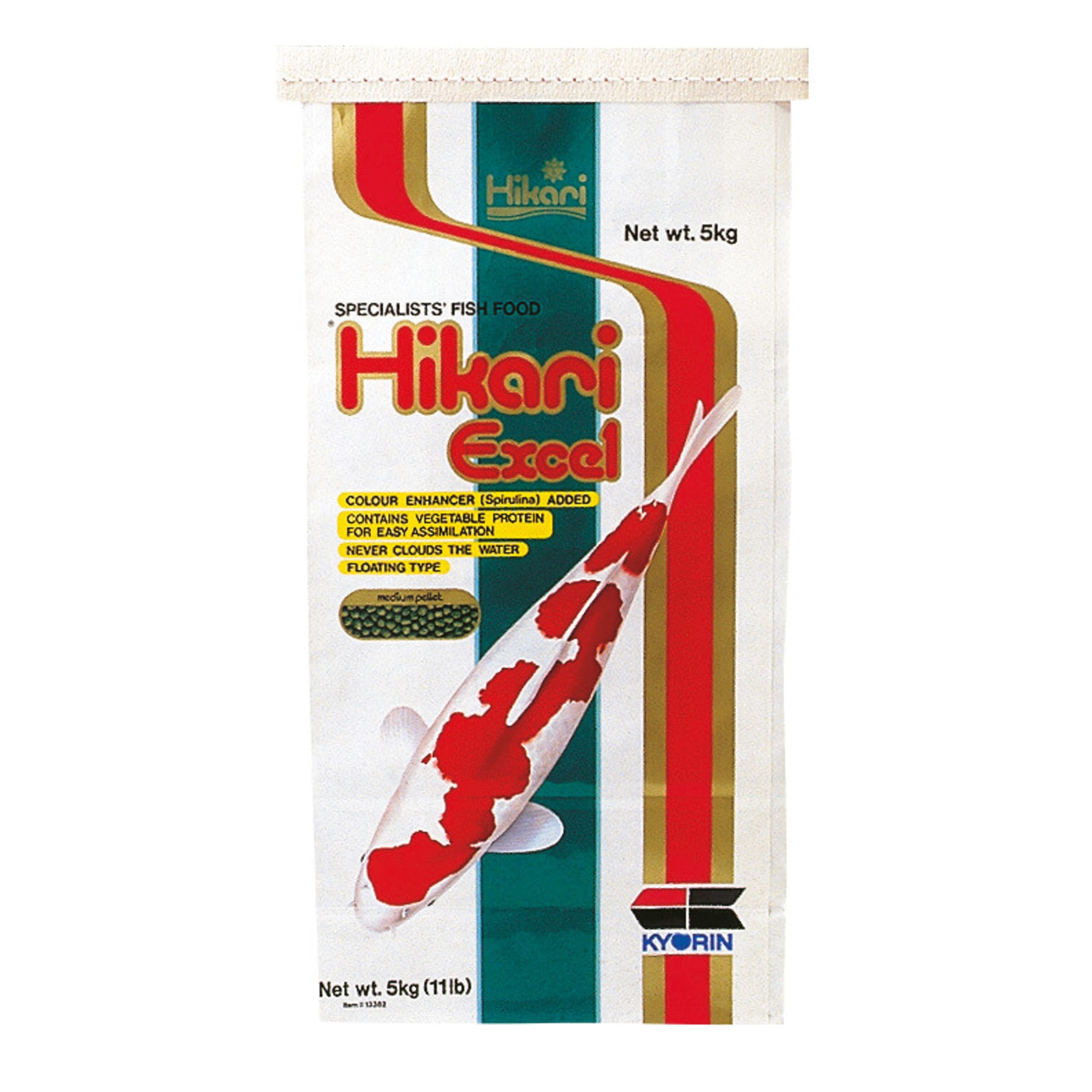 Hikari Excel Medium 5 Kg - Professioneel Koi Voer voor Groei & Intensere Kleuren afbeelding
