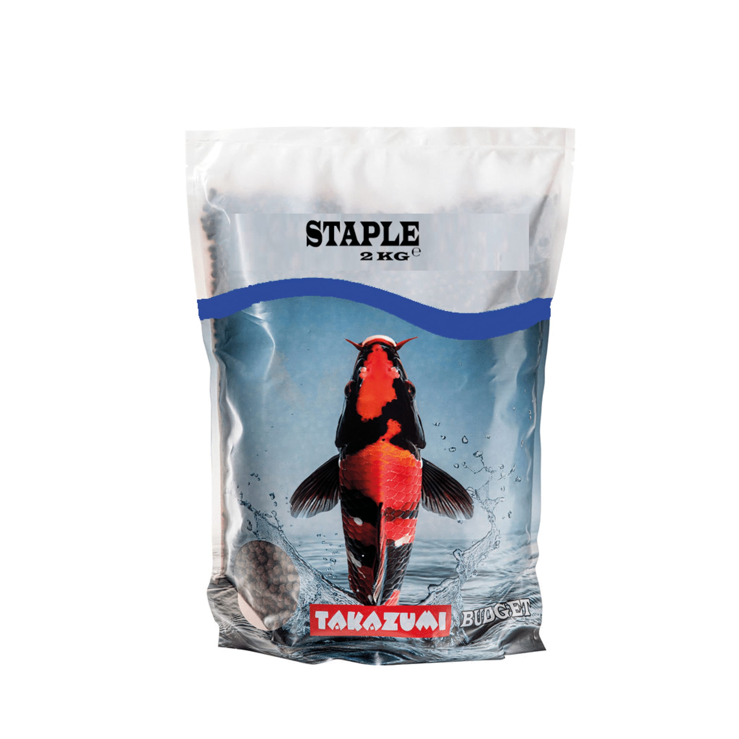 Takazumi Budget Staple 6mm - 2000g Koivoer voor Gezonde Groei, Voordelig & Drijvend