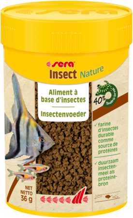 Sera Insect Nature Visvoer 100 ml - Natuurgetrouw Granulaat, Duurzaam & Zonder Toevoegingen afbeelding