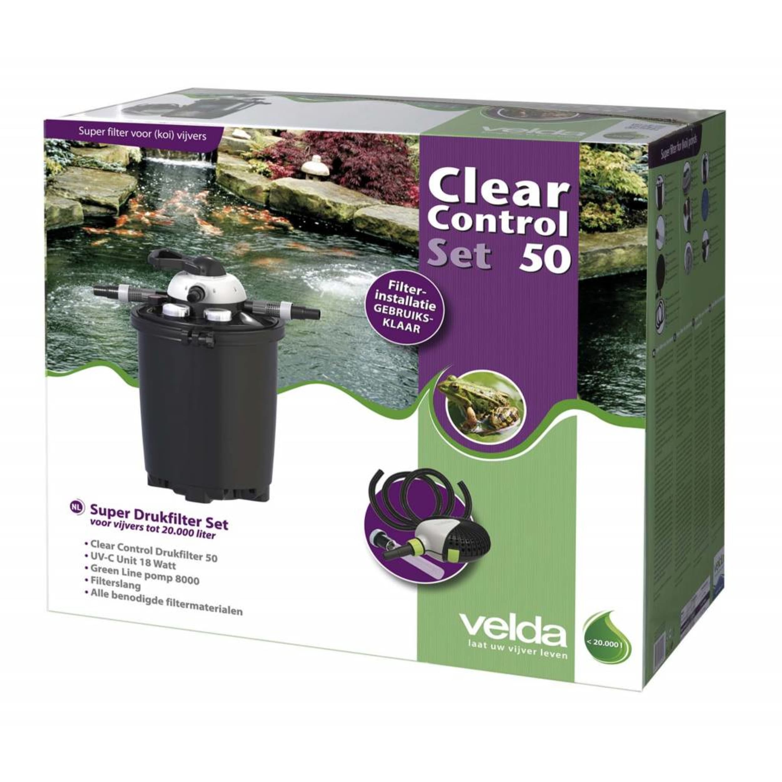 Velda Clear Control 50 Set Tot 20.000 Liter Vijver