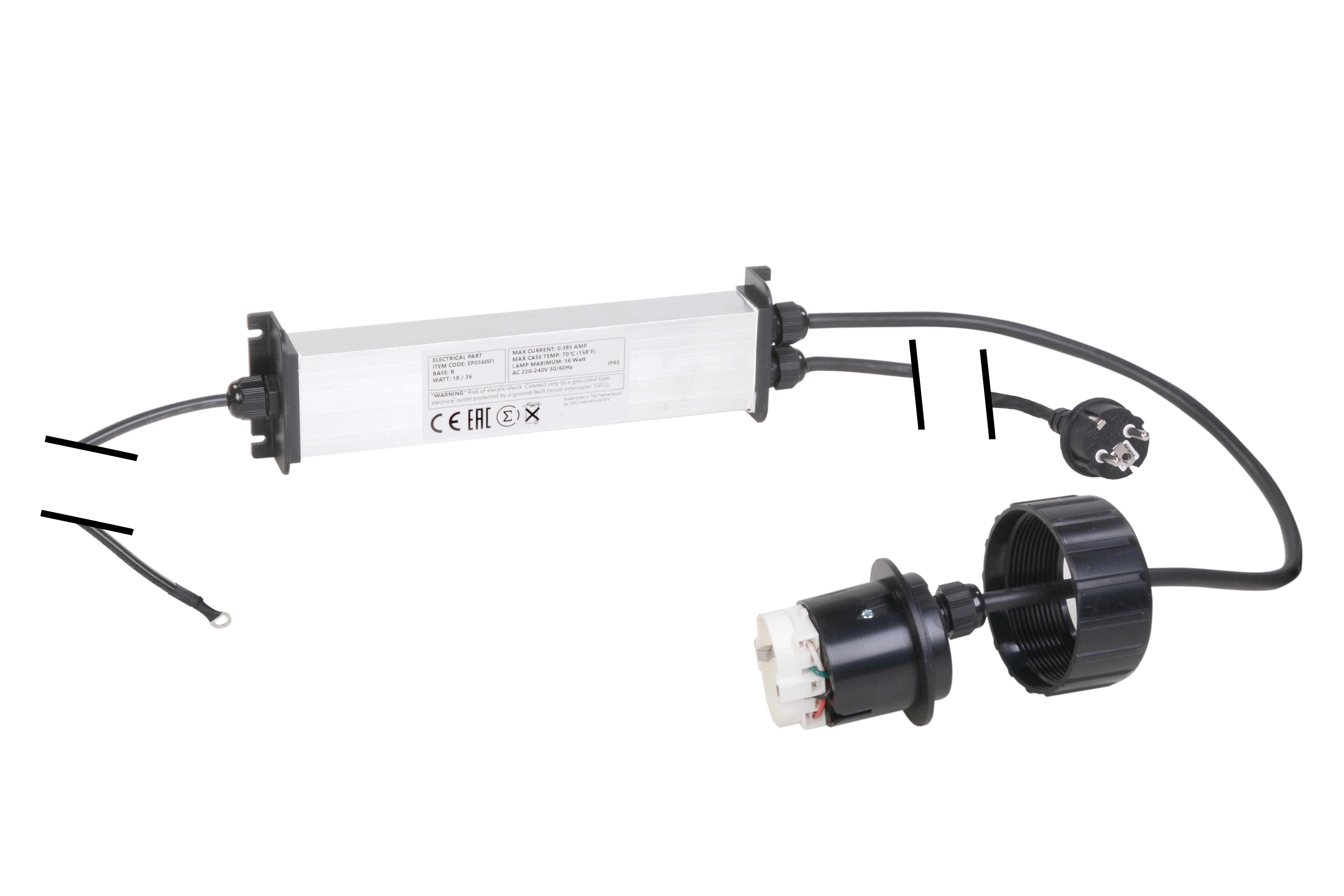 Aquaforte Ballast voor Xclear Ultraflex UV-C Unit - Kristalheldere Vijver 18/36W Filters afbeelding