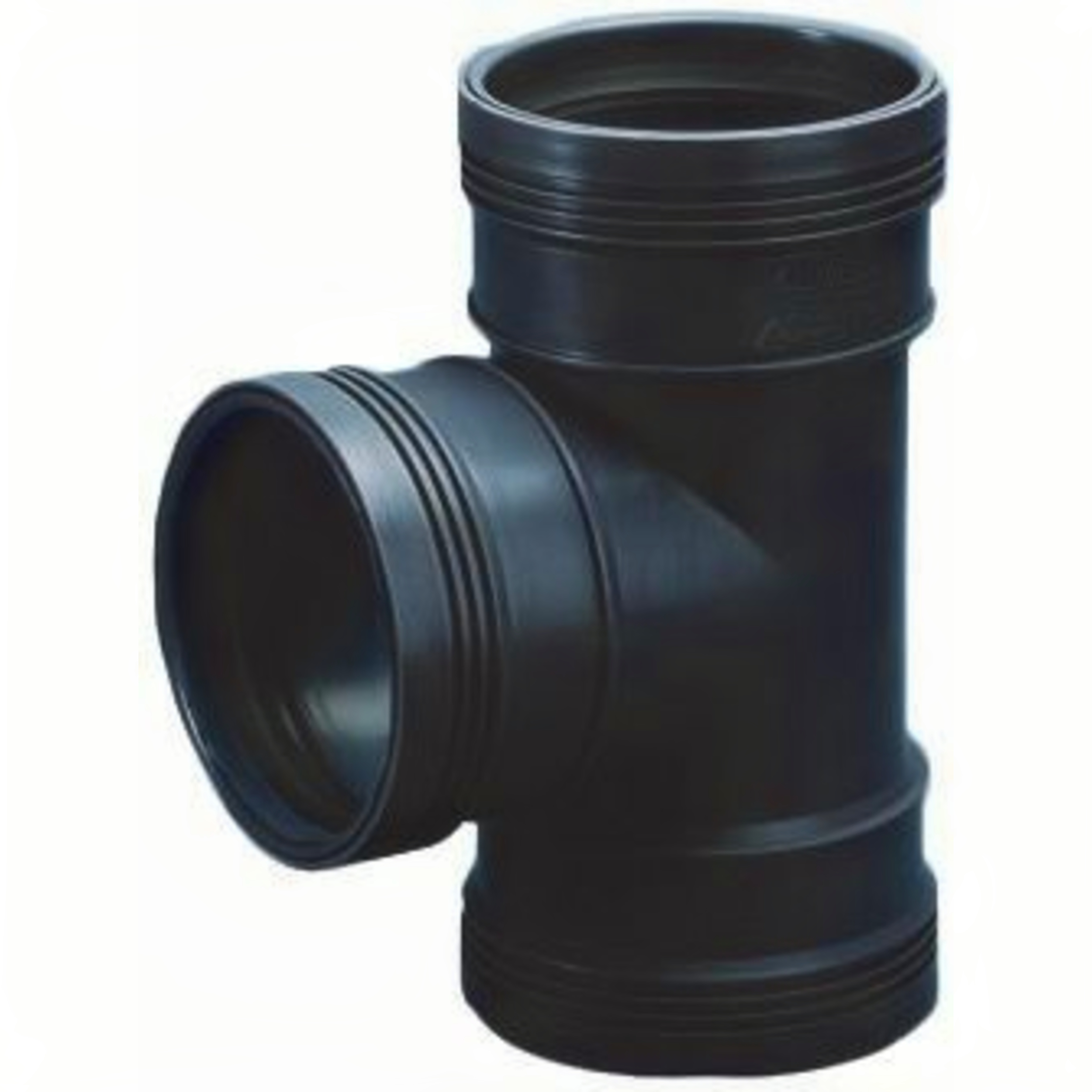 T-Stuk 87° 3 x Manchet Zwart 32mm Wavin