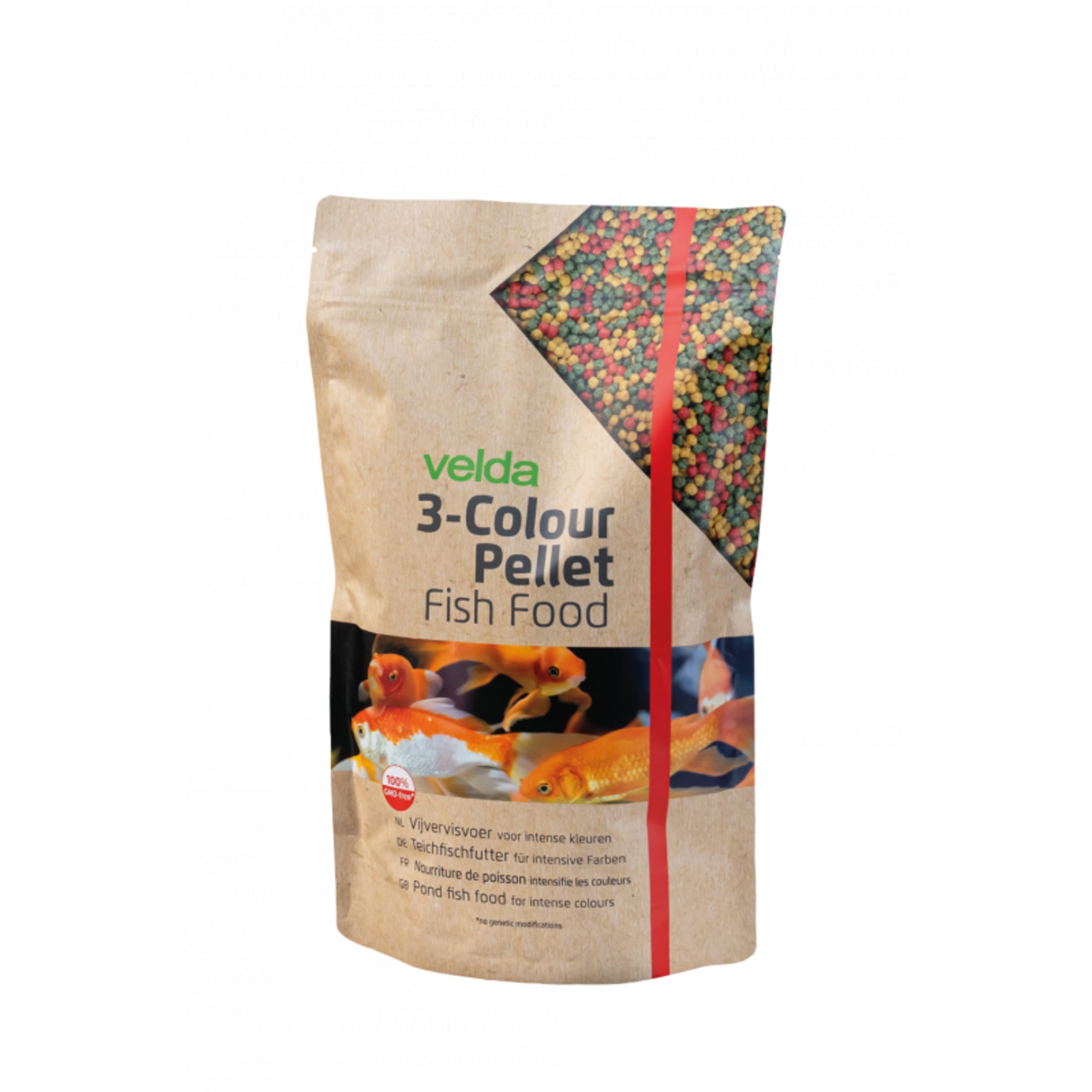 Velda 3-Colour Pellet Food - 1000ml Drijvend Visvoer voor Kleurrijke Vijvervissen afbeelding