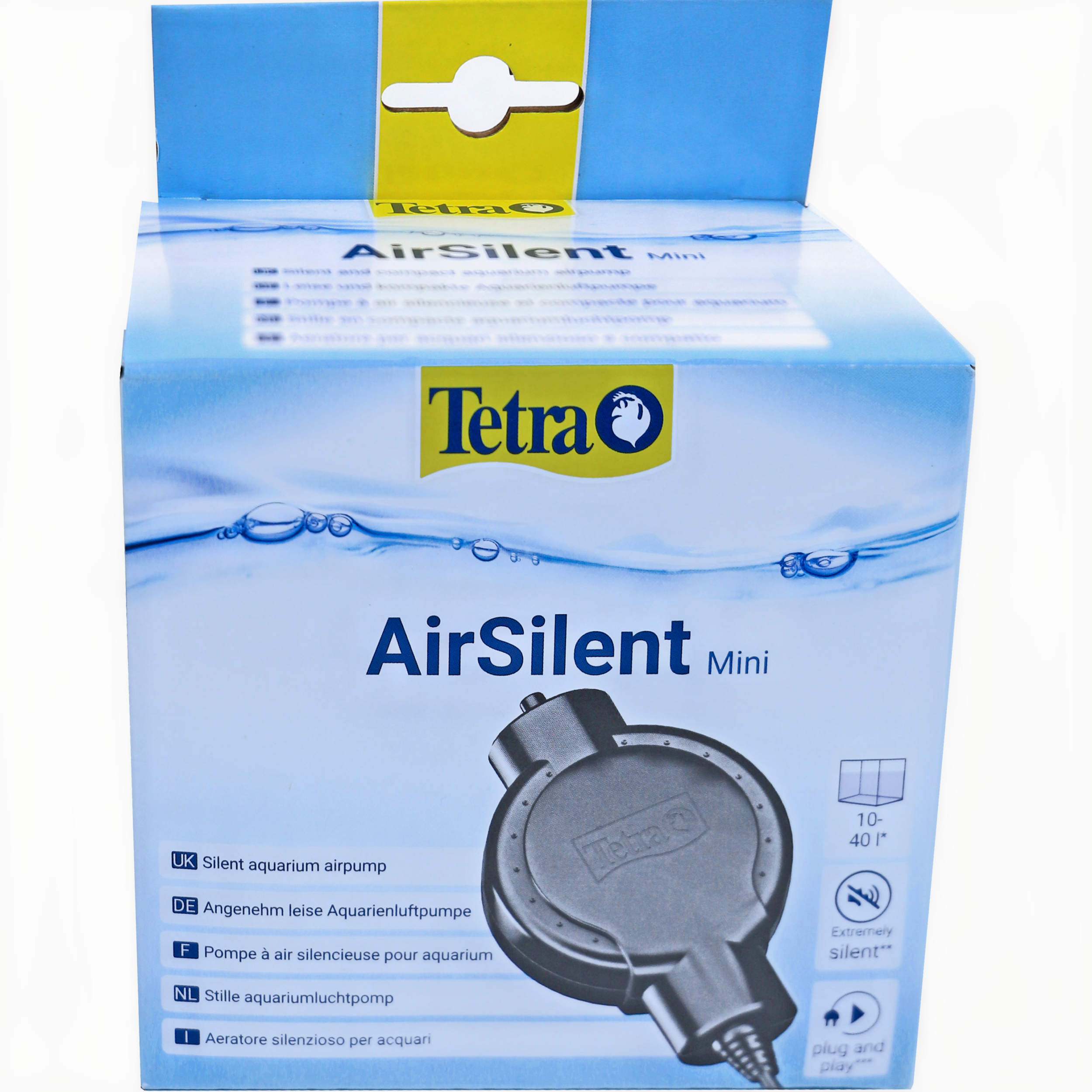 Tetra Airsilent Mini Luchtpomp - Voor Aquaria tot 40L, Fluisterstil en Energiezuinig afbeelding