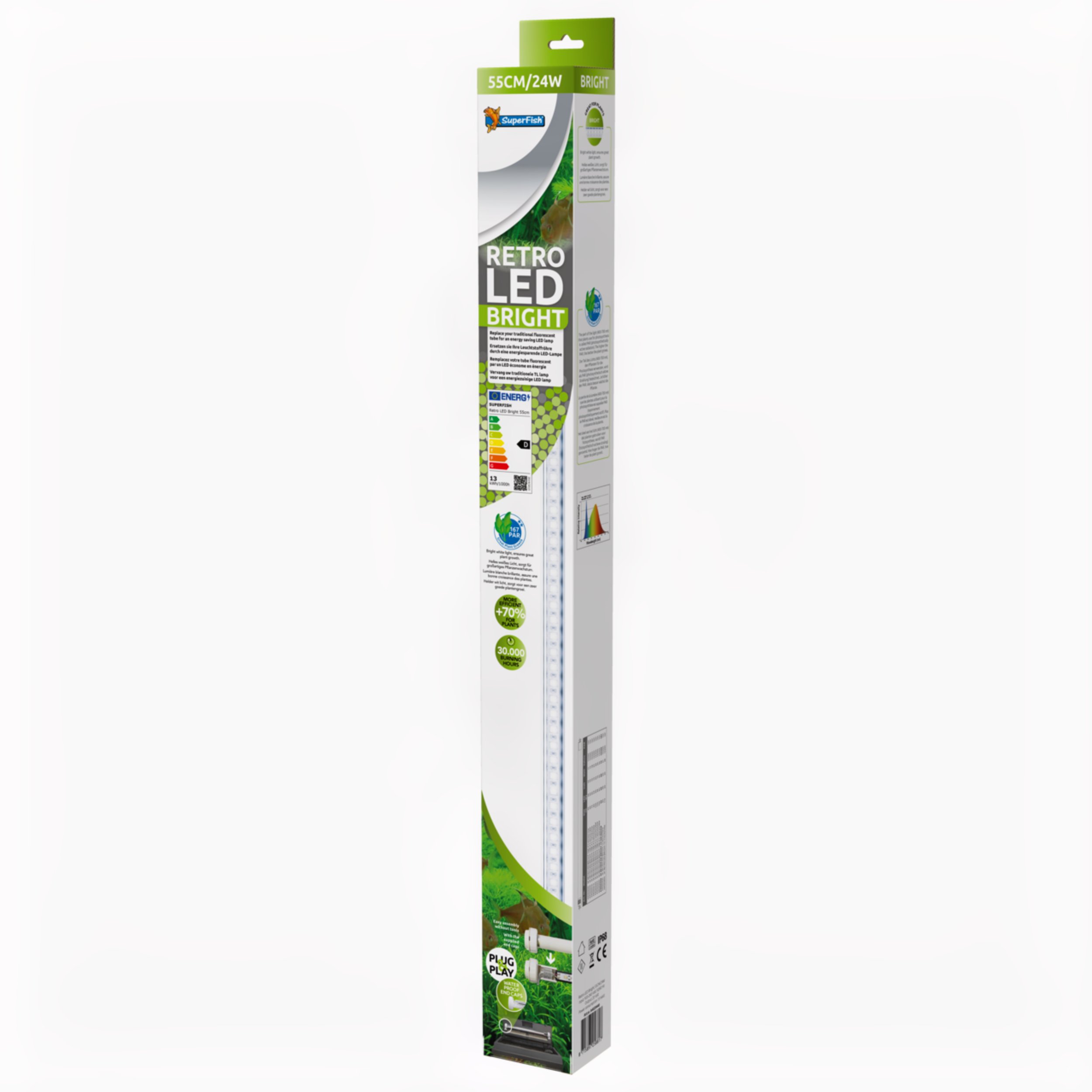 Superfish Led Bright 55 cm - Verlichting - 24 Watt T5