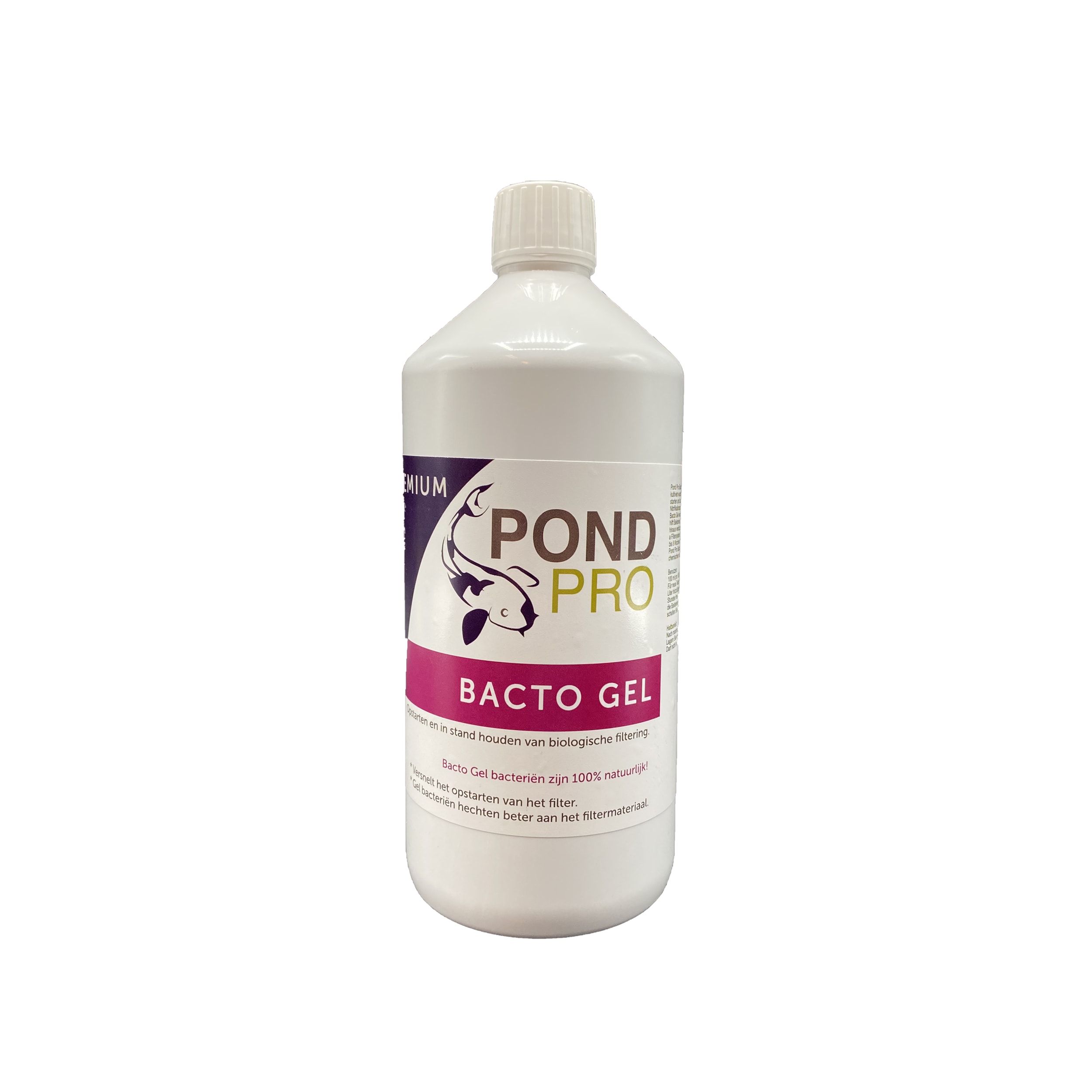 Pond Pro Premium Bacto Gel 1L - Biologische Vijverbalans & Waterkwaliteit Booster afbeelding