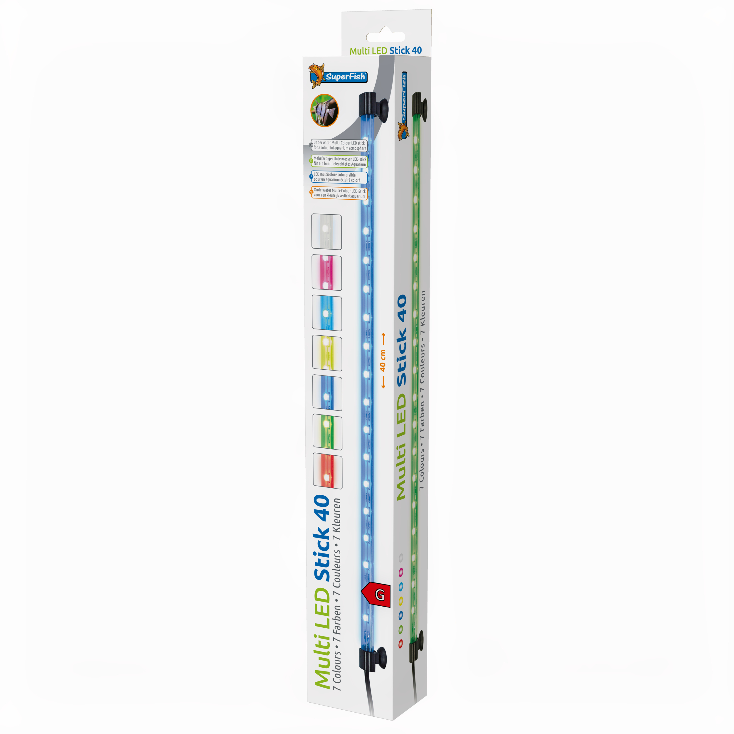 Superfish Multi Led Stick 40cm - Energiezuinige Aquariumverlichting IP68 Waterdicht afbeelding