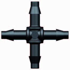 Hulpstukje voor 4MM luchtslang Kruisstuk 4 x 4mm tule