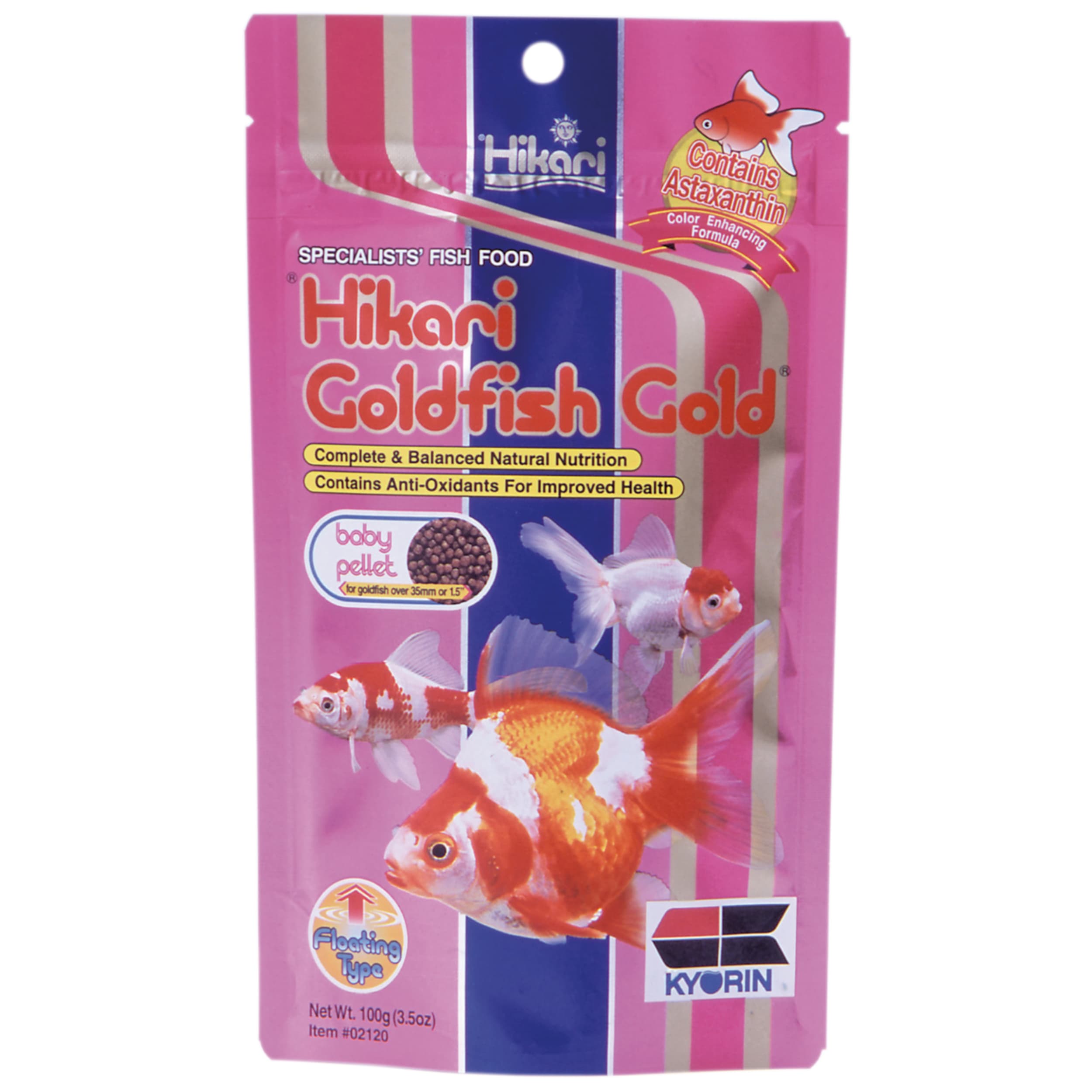 Hikari Goldfish Gold Baby Voer 100g - Voor Levendige Kleuren & Sterk Immuunsysteem afbeelding