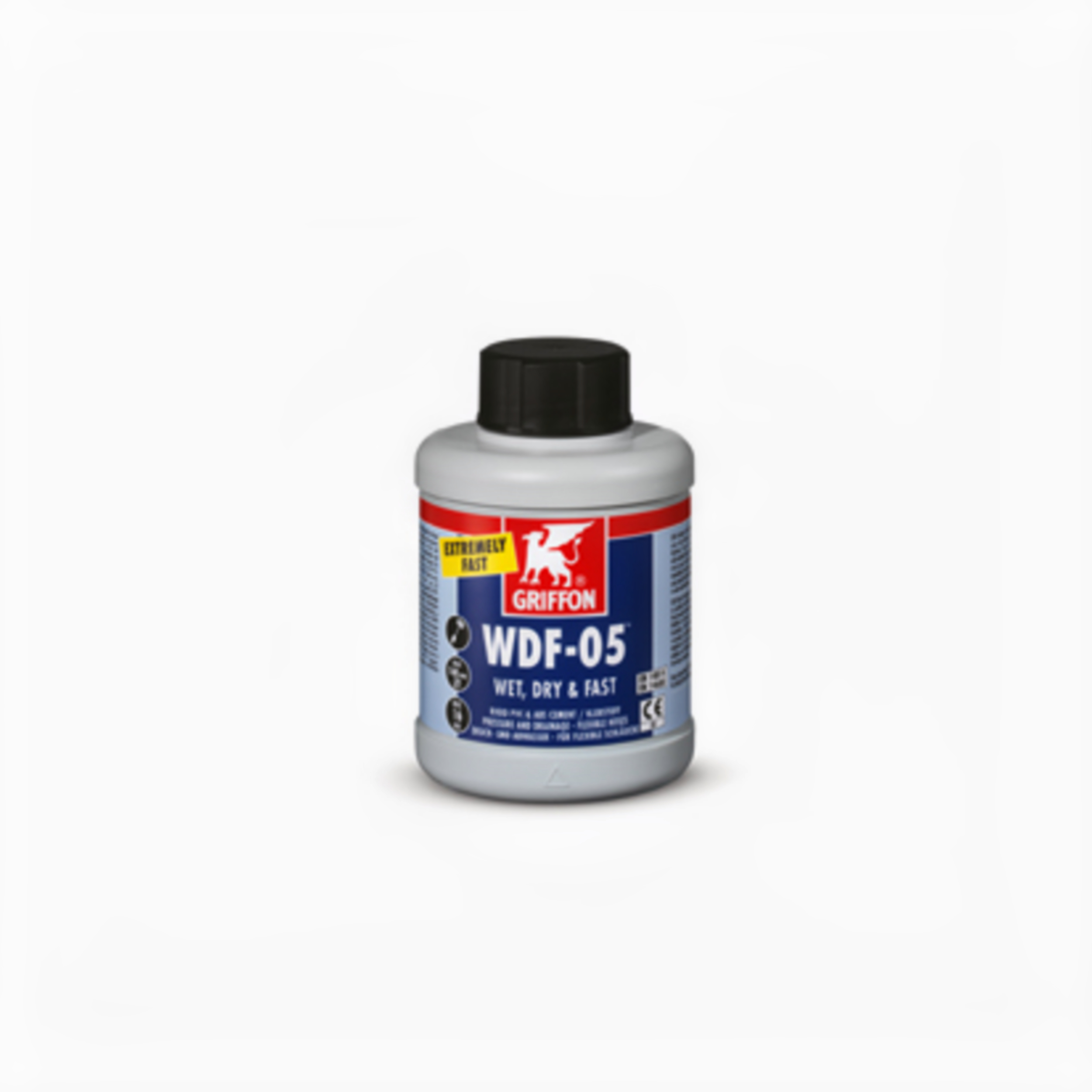 Griffon WDF-05 Sneldrogende Lijm 250ml - Sterk & Waterbestendig voor PVC en ABS afbeelding