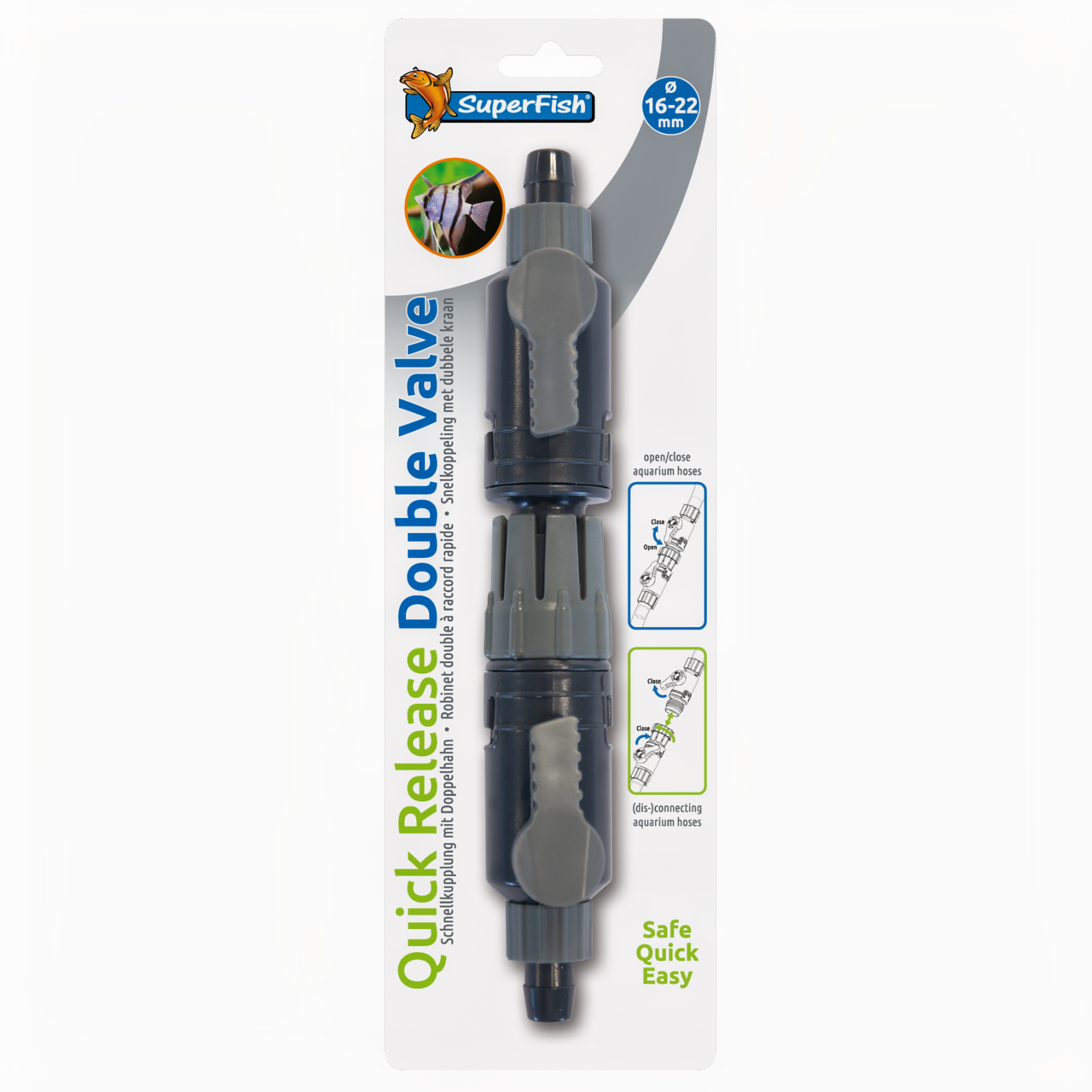 Superfish - Dubbele Kraan Snelkoppeling