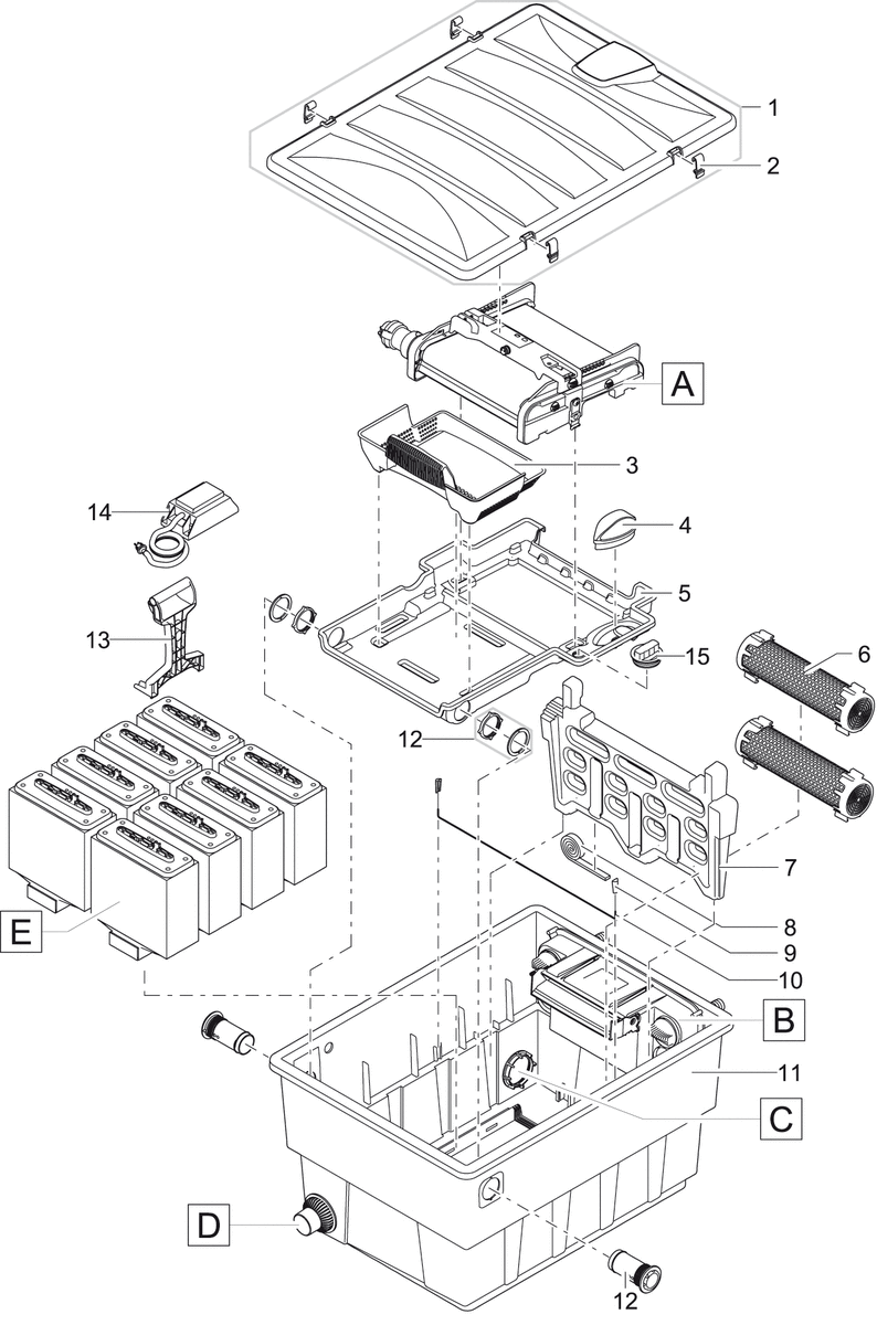 Zeefhouder BioTec ScreenM. 40000 / 60000 - Oase onderdelen