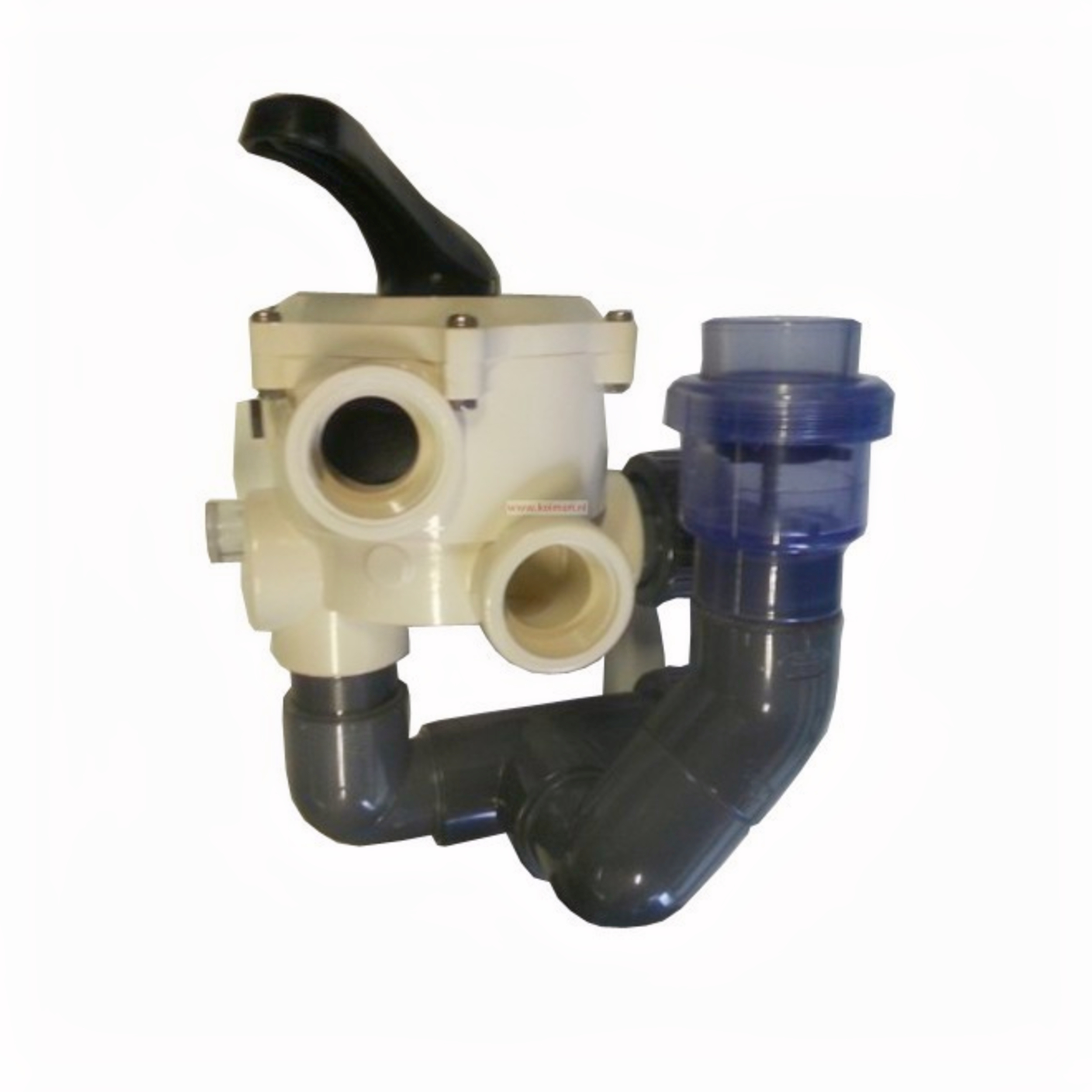 AquaForte 50mm Zeswegklep voor Econobead Vijverfilters 40-50-60 - Efficiënt Onderhoud afbeelding