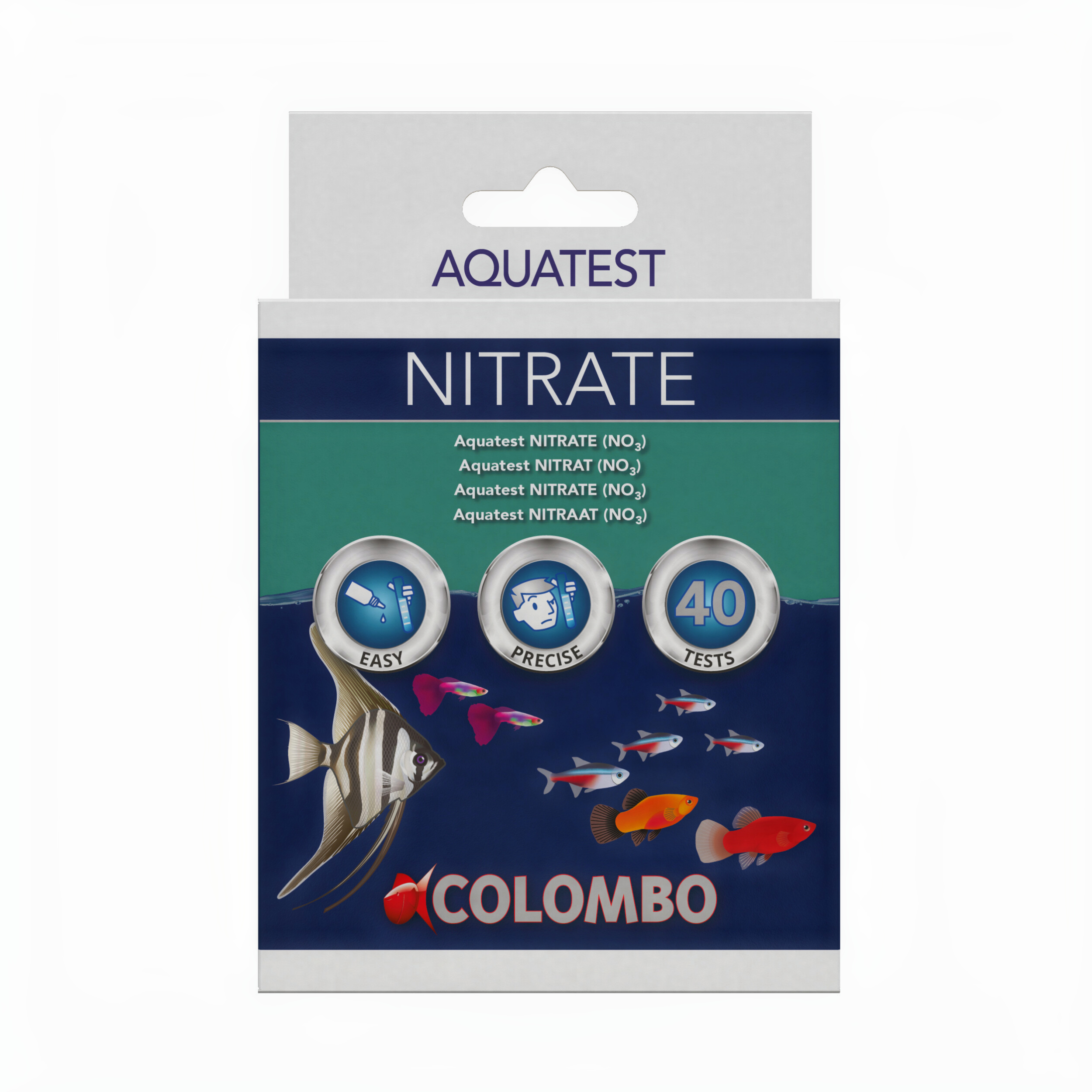Colombo Aqua Nitrate Test Set - Druppeltest voor Nauwkeurige Nitraatmeting in Aquaria afbeelding